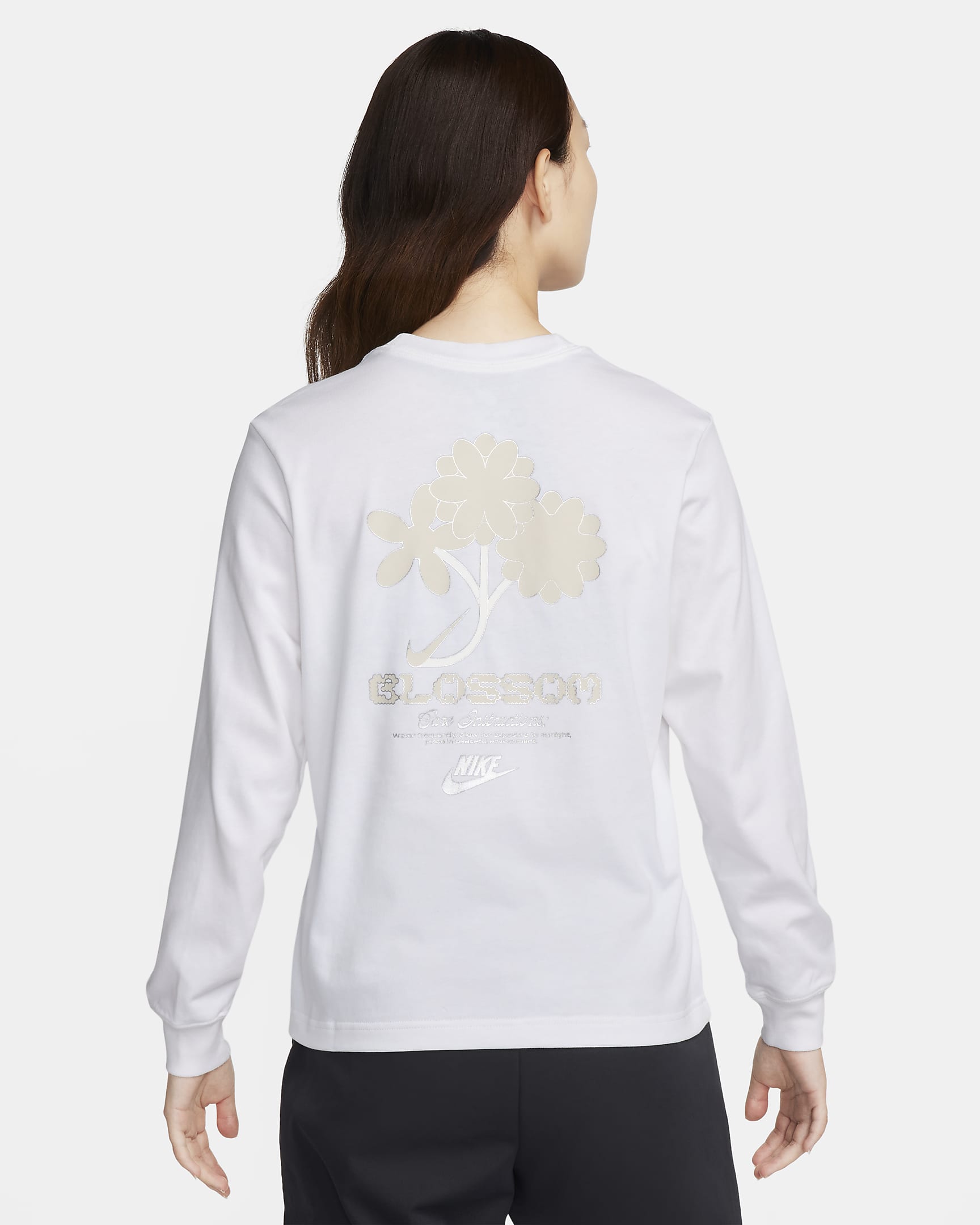 womens long nike t shirt