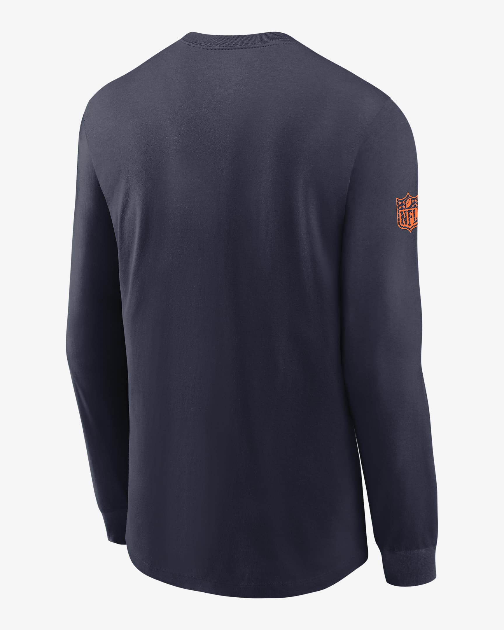 Denver Broncos Sideline Team Issue Men's Nike Dri-FIT NFL Long-Sleeve T-Shirt - Navy