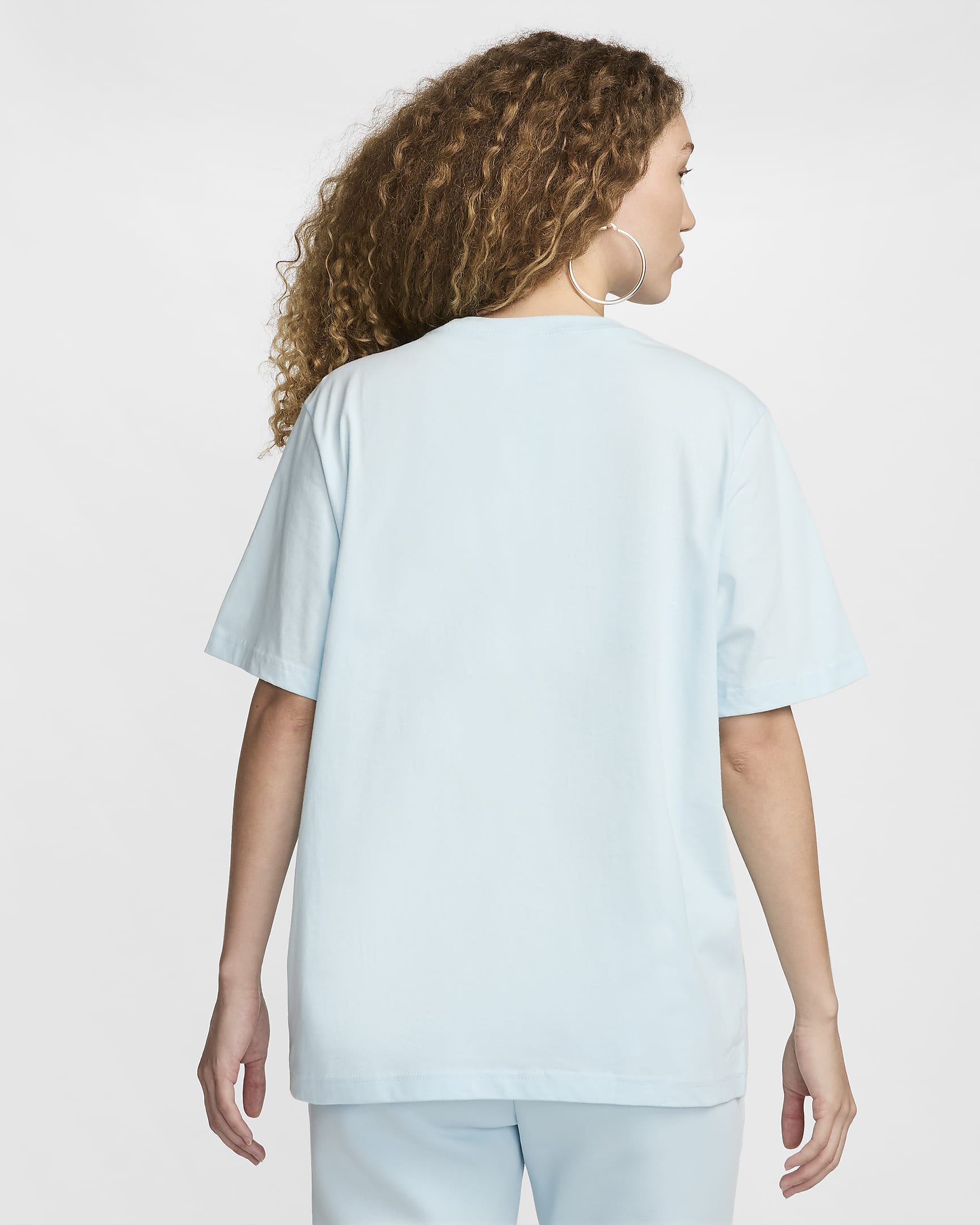 Nike Sportswear Essential Women's T-Shirt - Glacier Blue/White