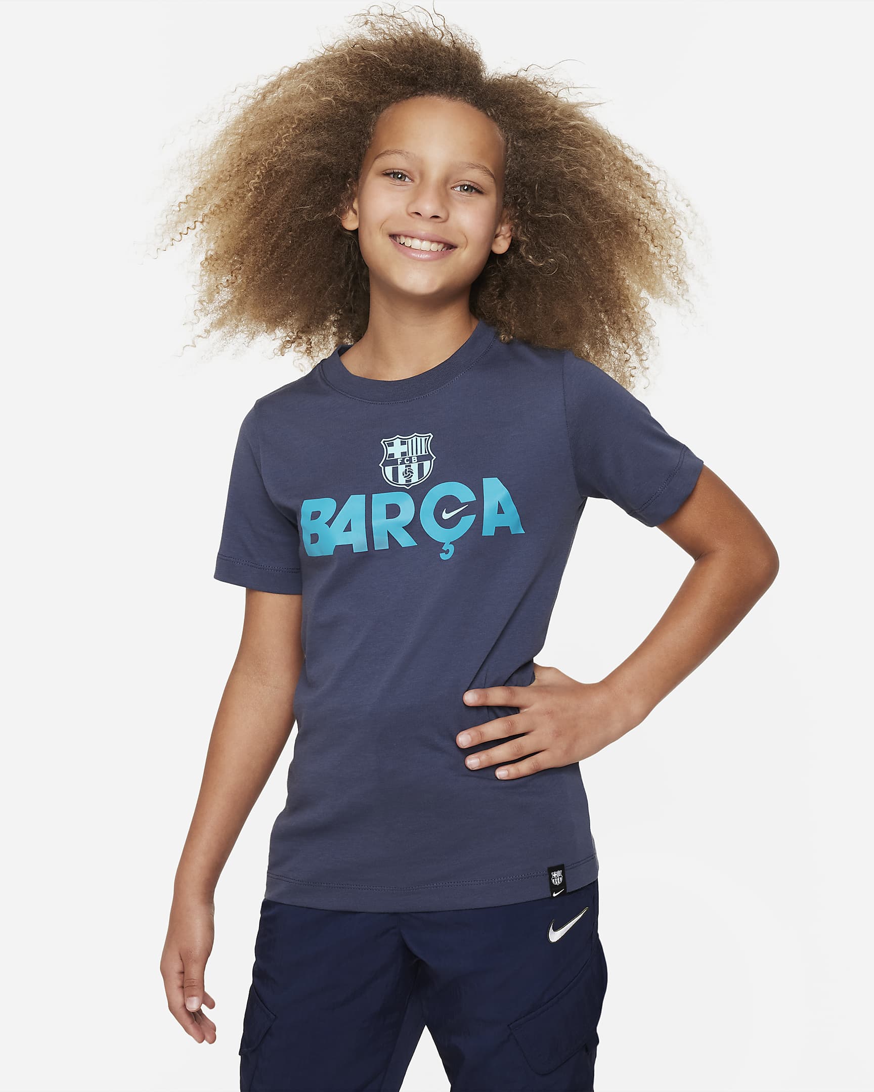 F.C. Barcelona Mercurial Older Kids' Nike Football T-Shirt. Nike ZA