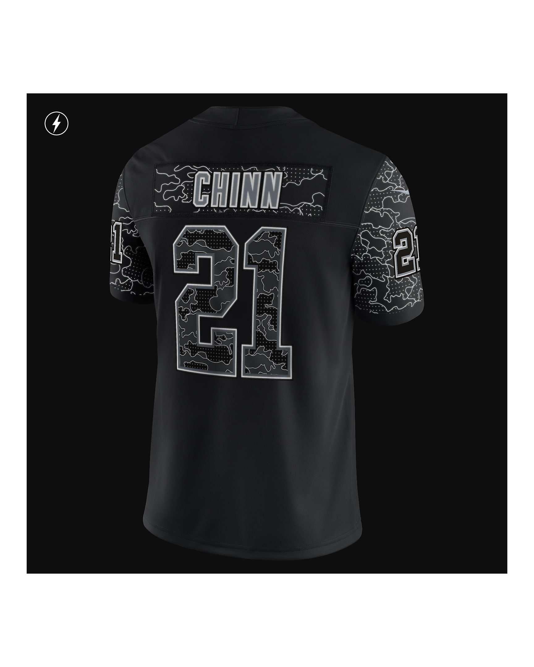 NFL Carolina Panthers RFLCTV (Jeremy Chinn) Men's Fashion Football ...