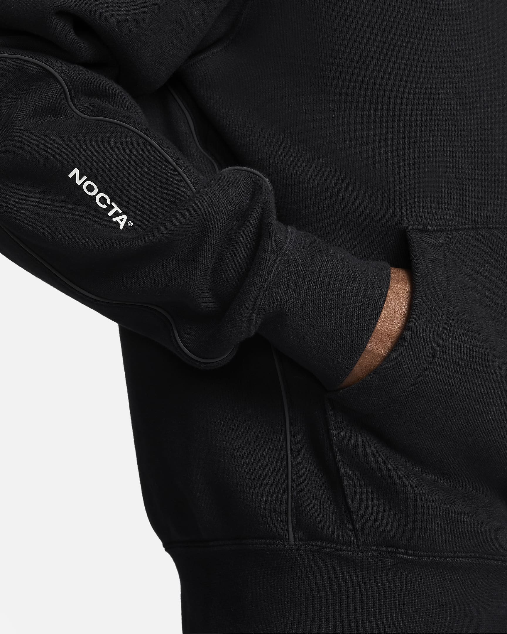 เสื้อมีฮู้ด NOCTA Fleece CS NOCTA - ดำ/ดำ/ขาว