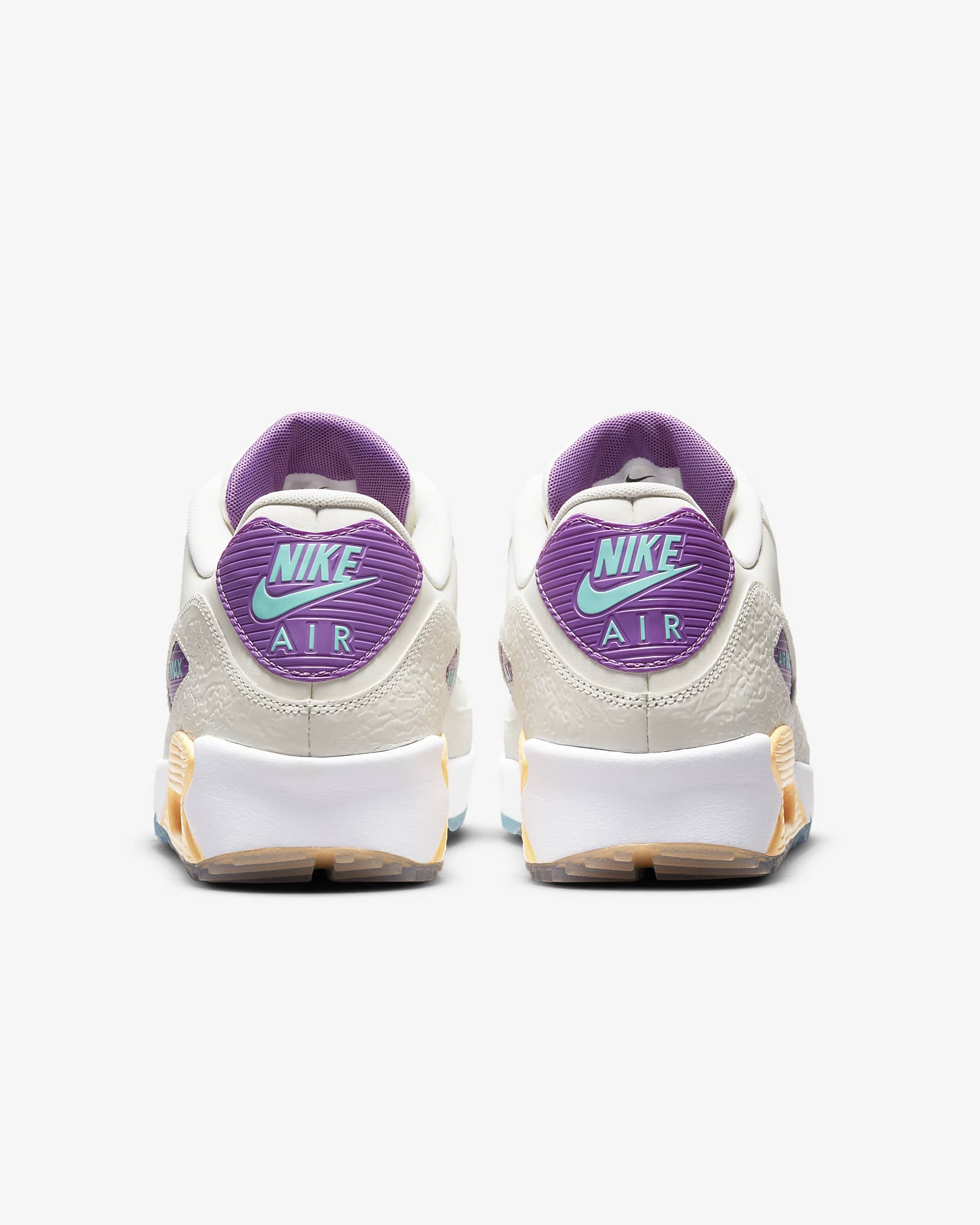 Nike Air Max 90 G NRG Golf Shoe - Sail/Melon Tint/Tropical Twist/Purple Nebula