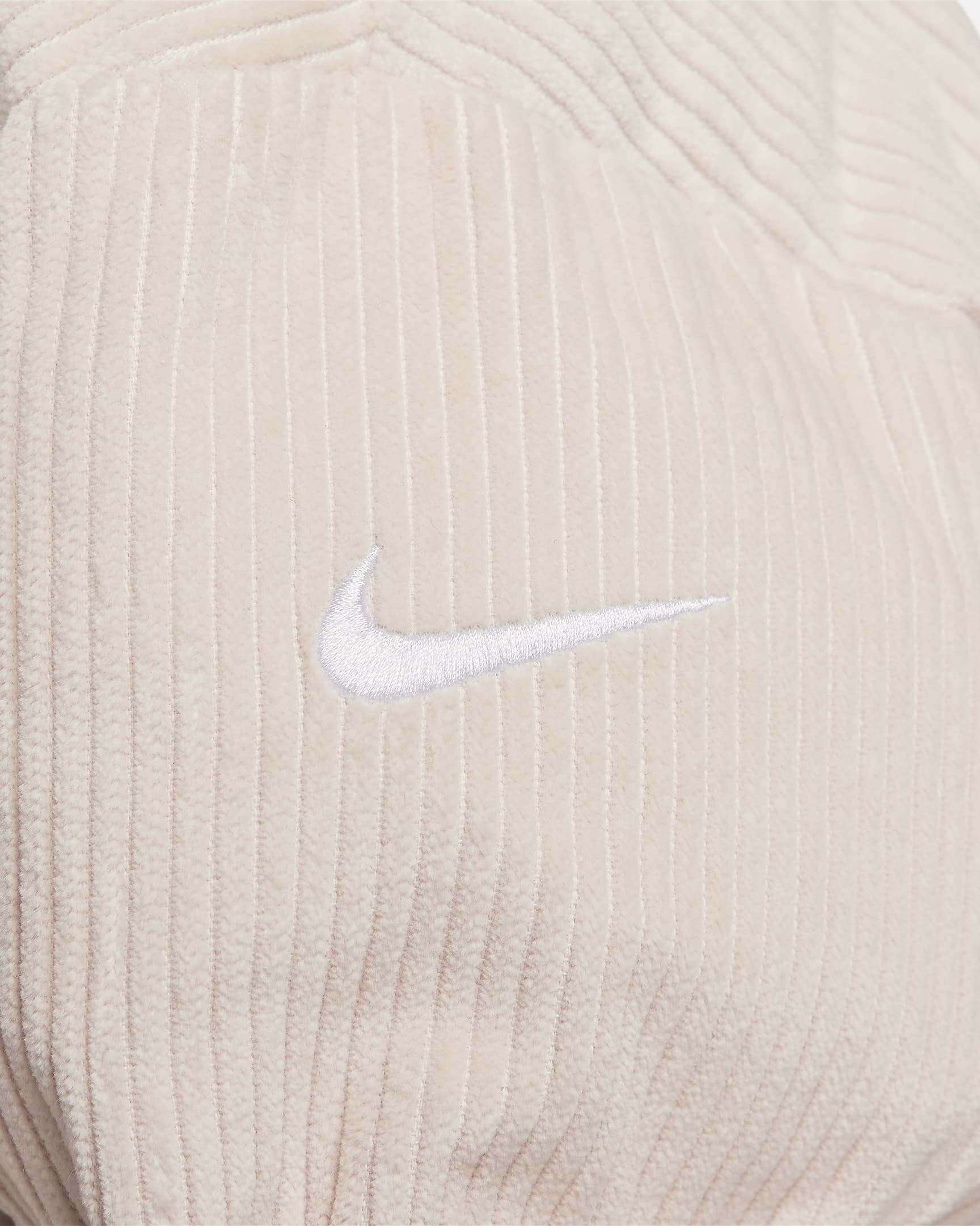 Nike Sportswear Essential Women's Therma-FIT Oversized Corduroy Puffer - Light Orewood Brown/White