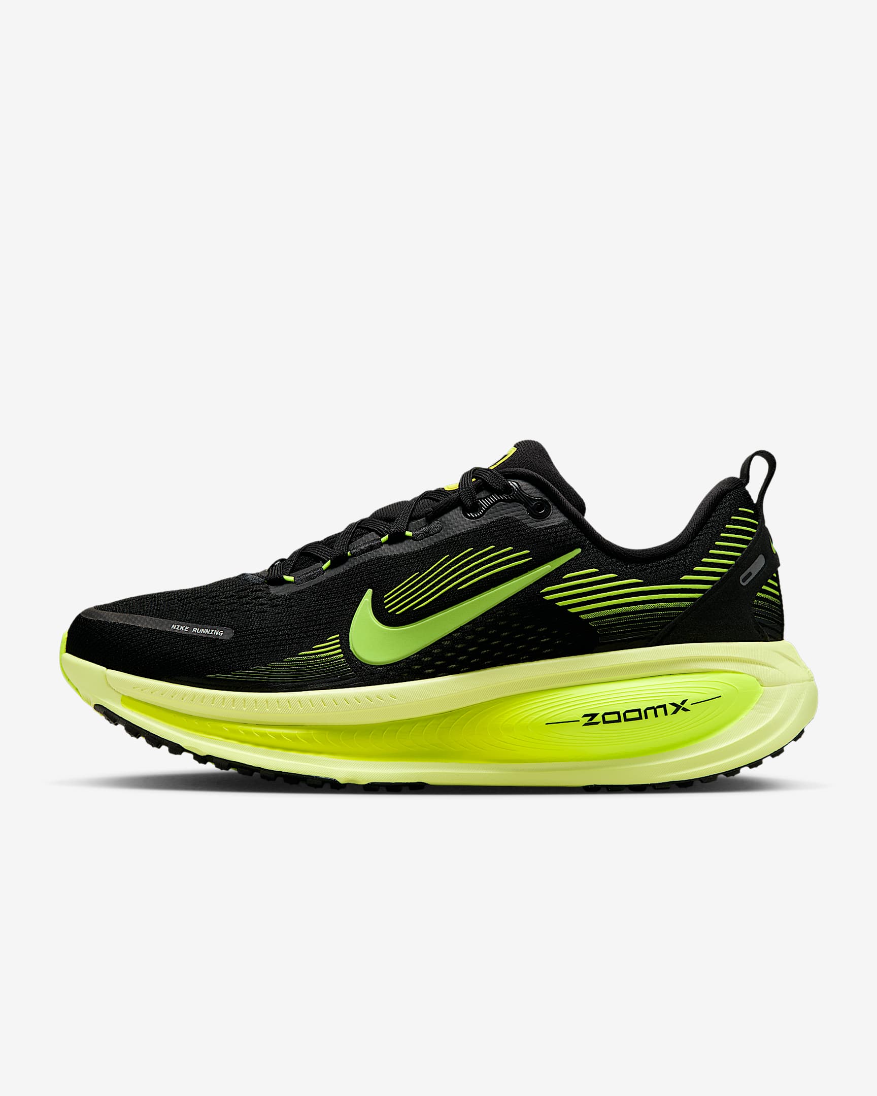 Nike Vomero 18 女款路跑鞋 - 黑色/Cyber/Light Lemon Twist/Volt