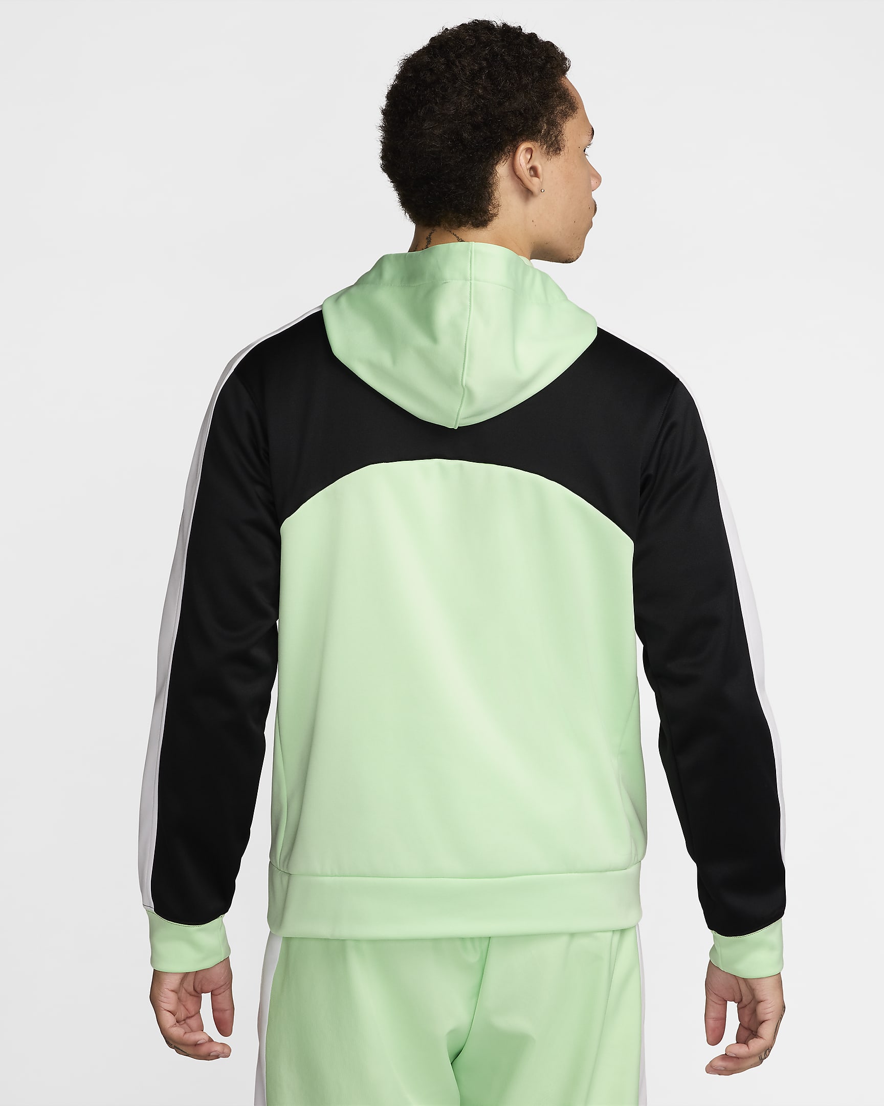 Nike Starting 5 Men's Therma-FIT Basketball Hoodie - Vapour Green/Black/White/Vapour Green