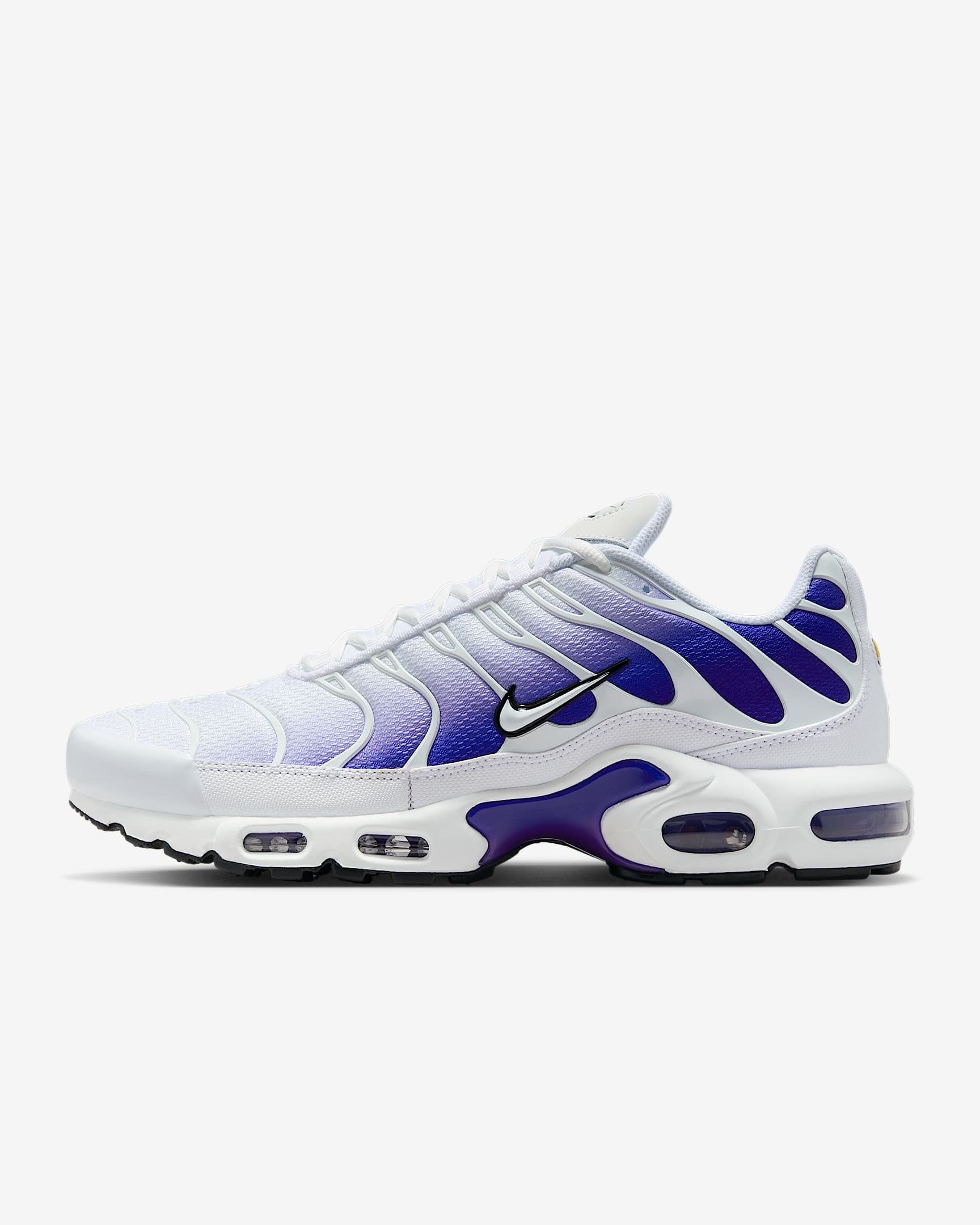 Nike Air Max Plus Erkek Ayakkabısı - Beyaz/Deep Night/Wild Grape/Beyaz