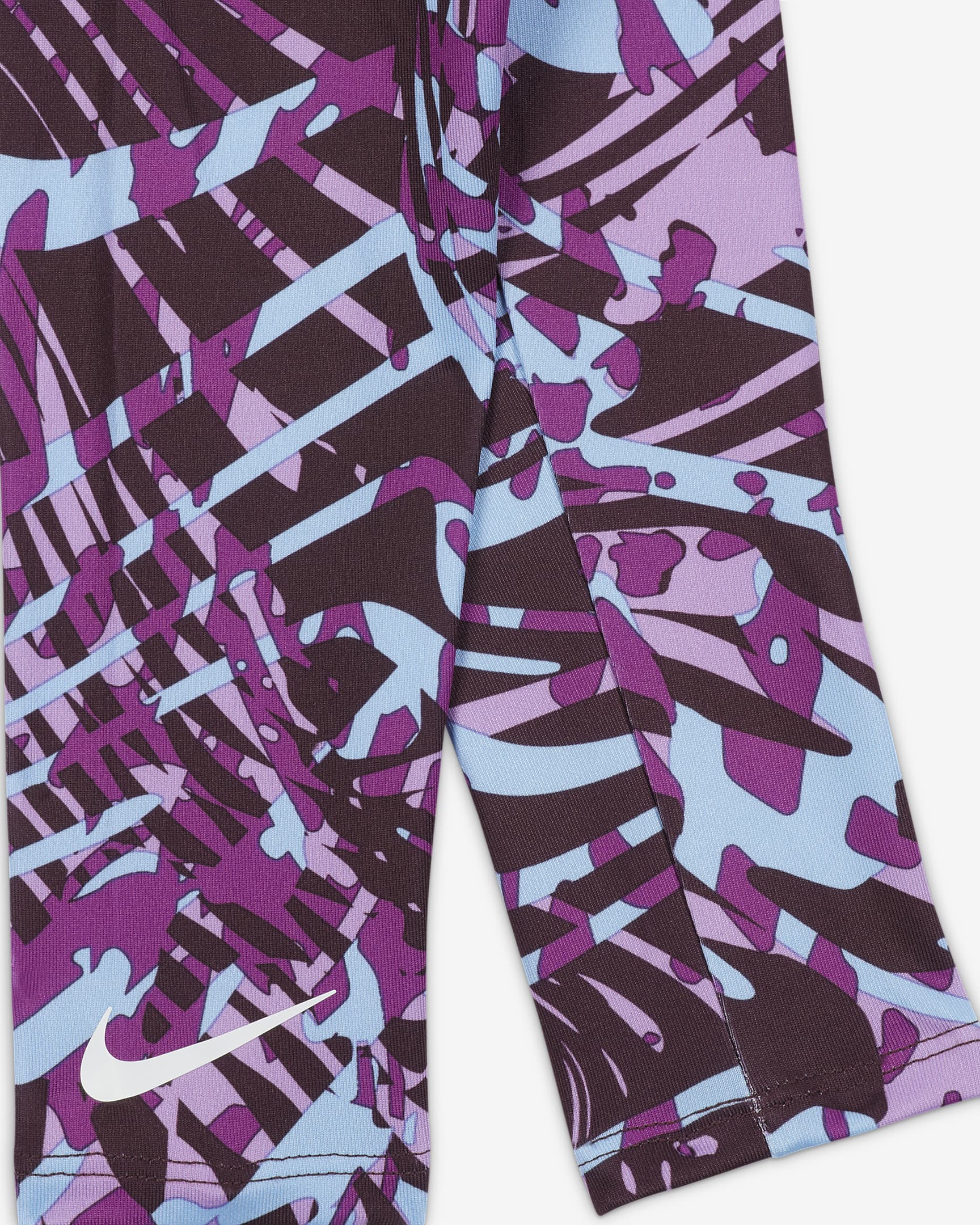 Nike Dri-FIT Printed Leggings Set Baby (12–24M) Set - Rush Fuchsia