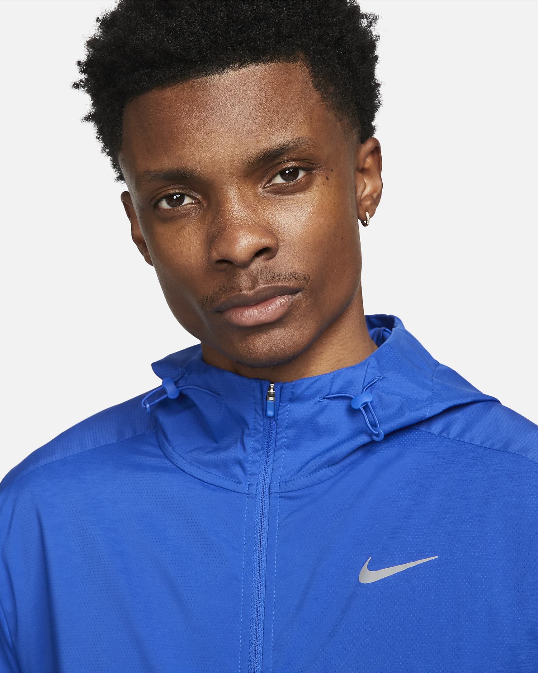 Męska kurtka do biegania Repel Nike Windrunner - Game Royal/Obsidian