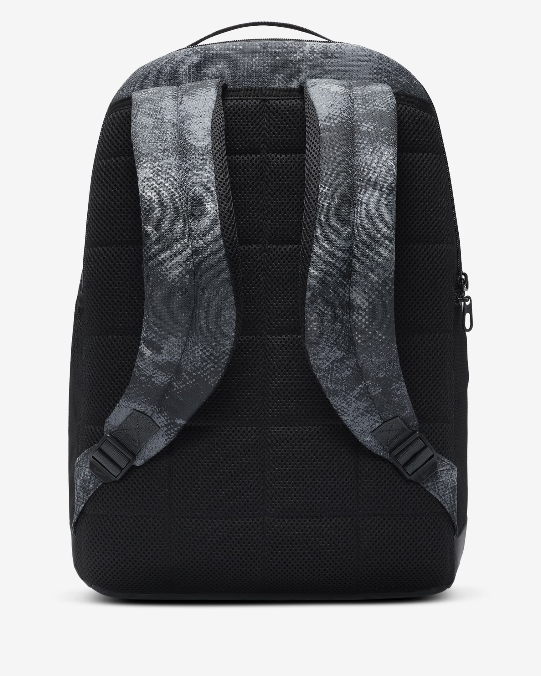 Nike Brasilia Backpack (Medium, 24L) - Iron Grey/Black/Light Smoke Grey