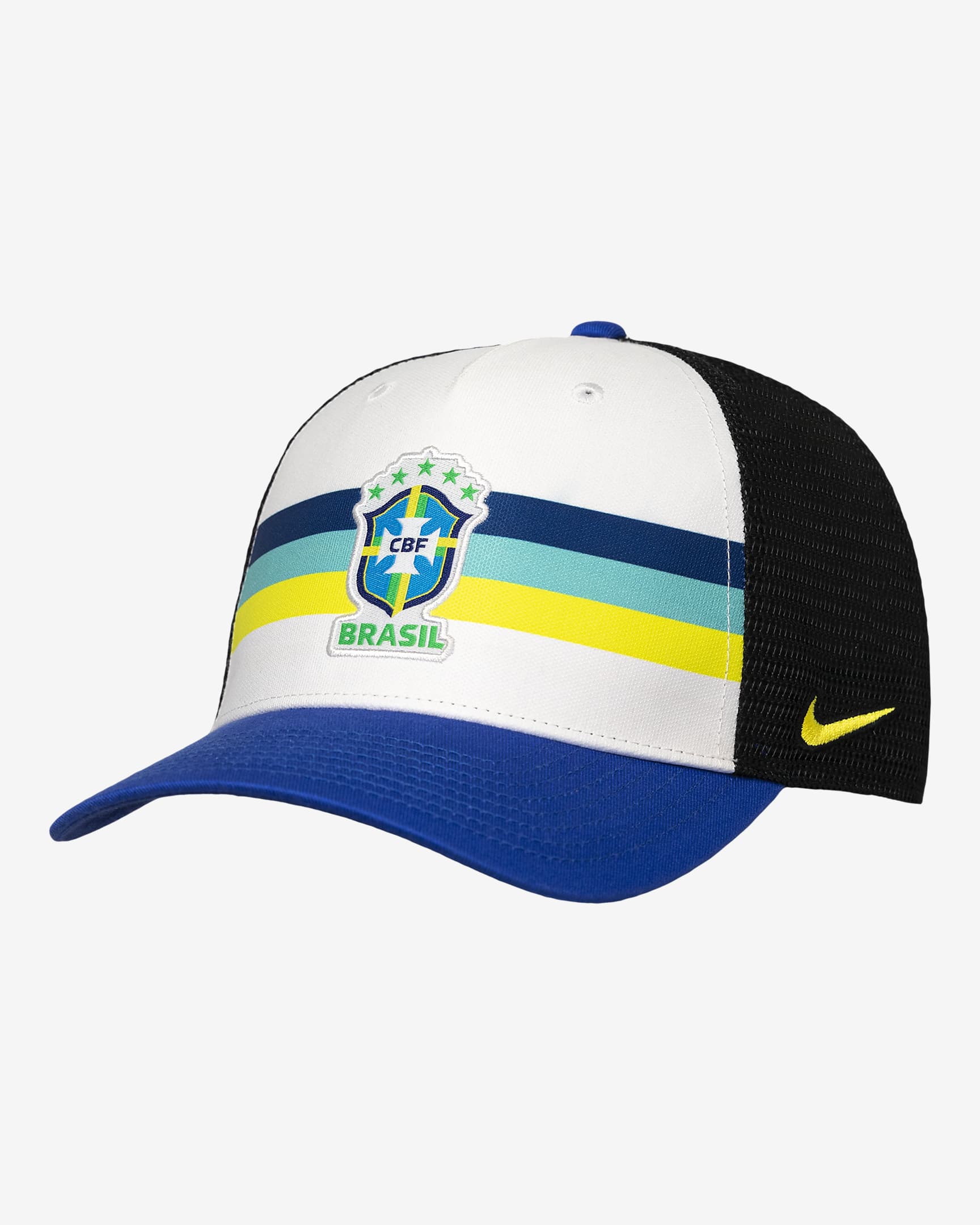 Brazil Nike Soccer Trucker Cap - Game Royal