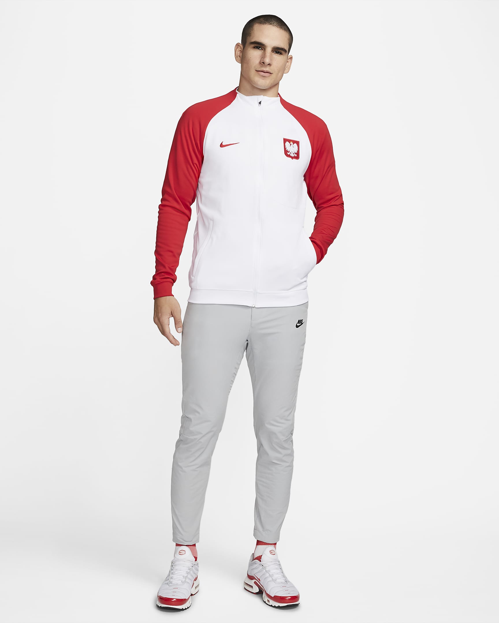 Poland Academy Pro Men's Knit Football Jacket. Nike ZA