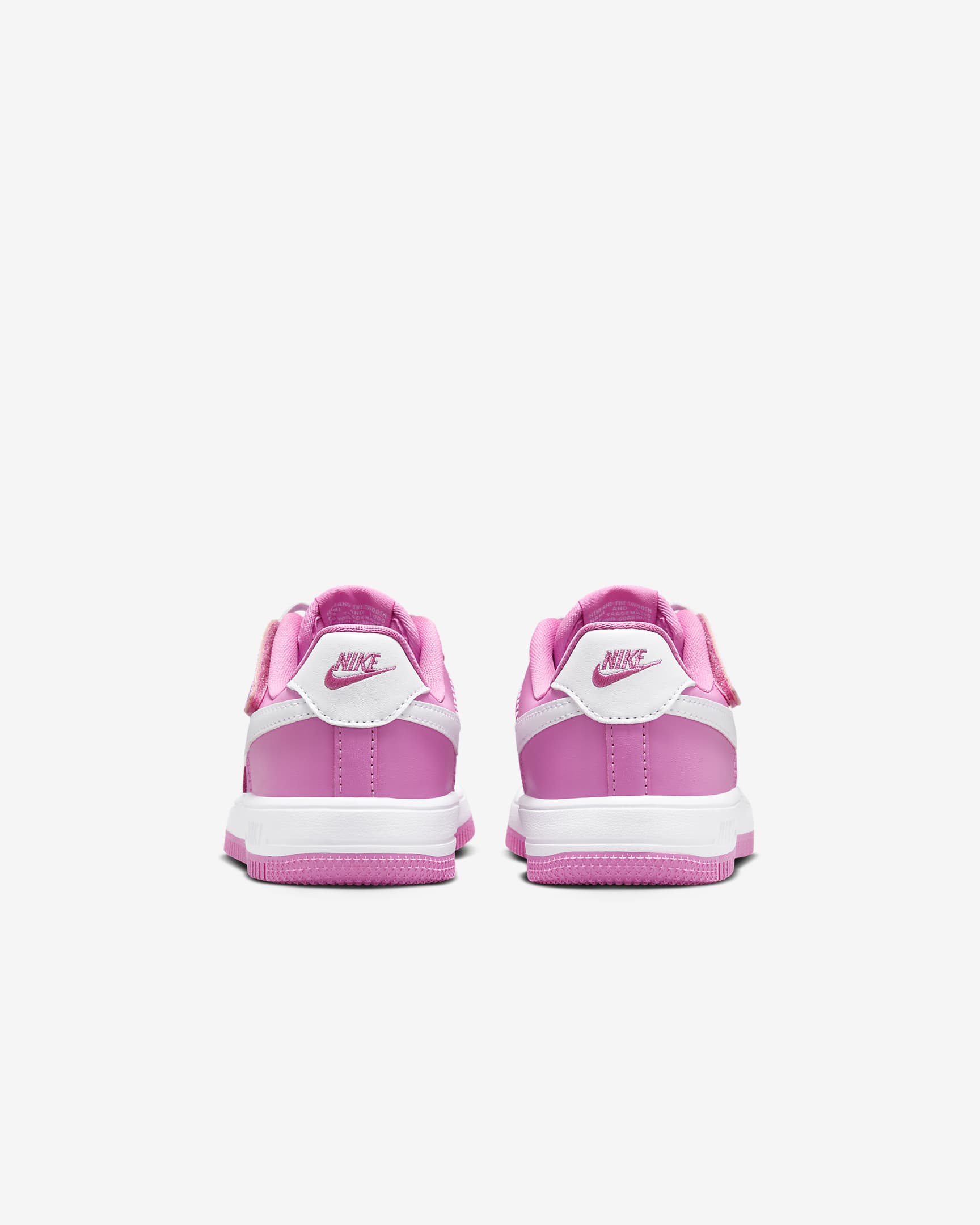 Calzado para niños de preescolar Nike Force 1 Low EasyOn - Rosa alegre/Blanco