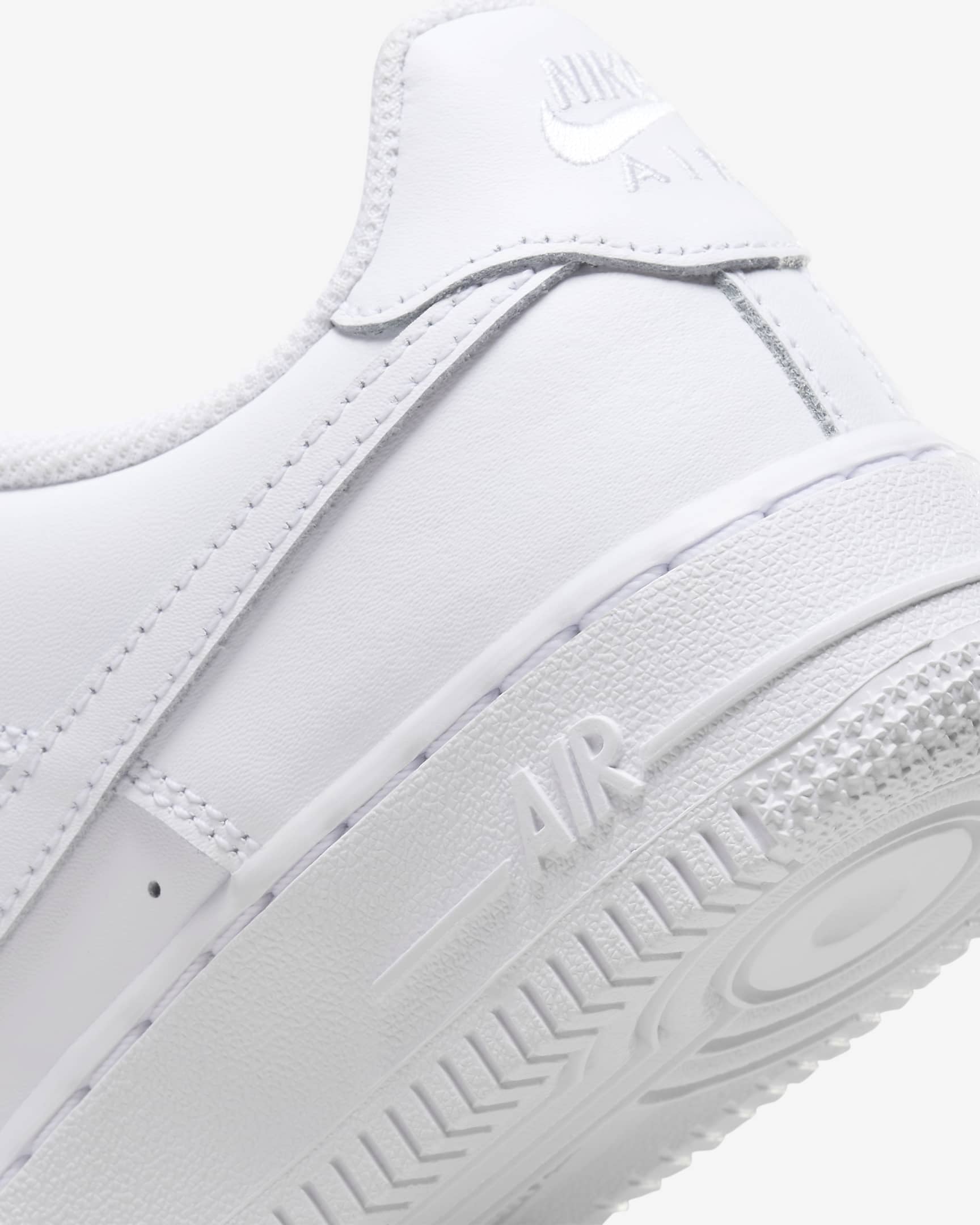 Nike Air Force 1 LE-sko til større børn - hvid/hvid/hvid/hvid
