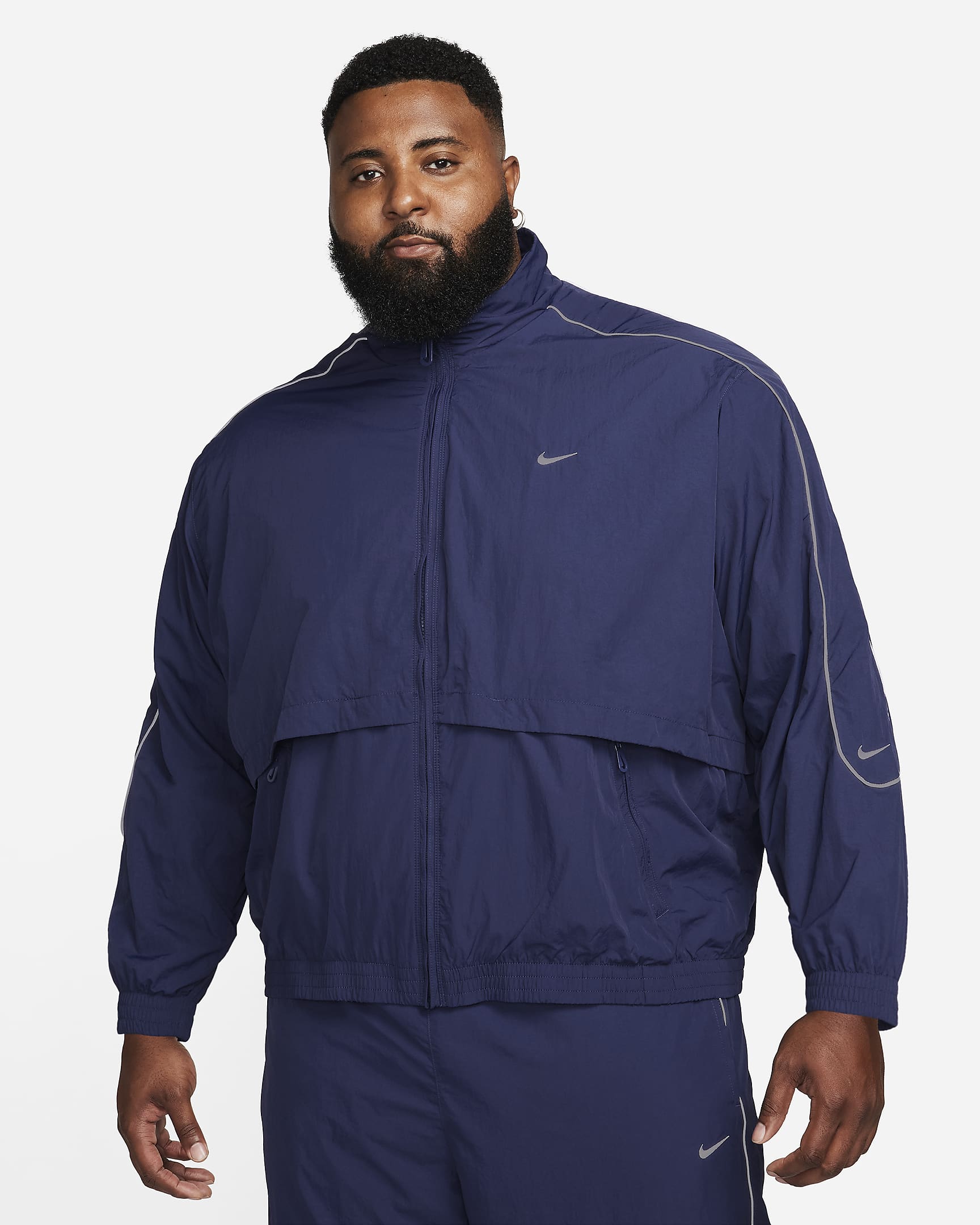 Nike Sportswear Solo Swoosh Men's Woven Track Jacket. Nike.com