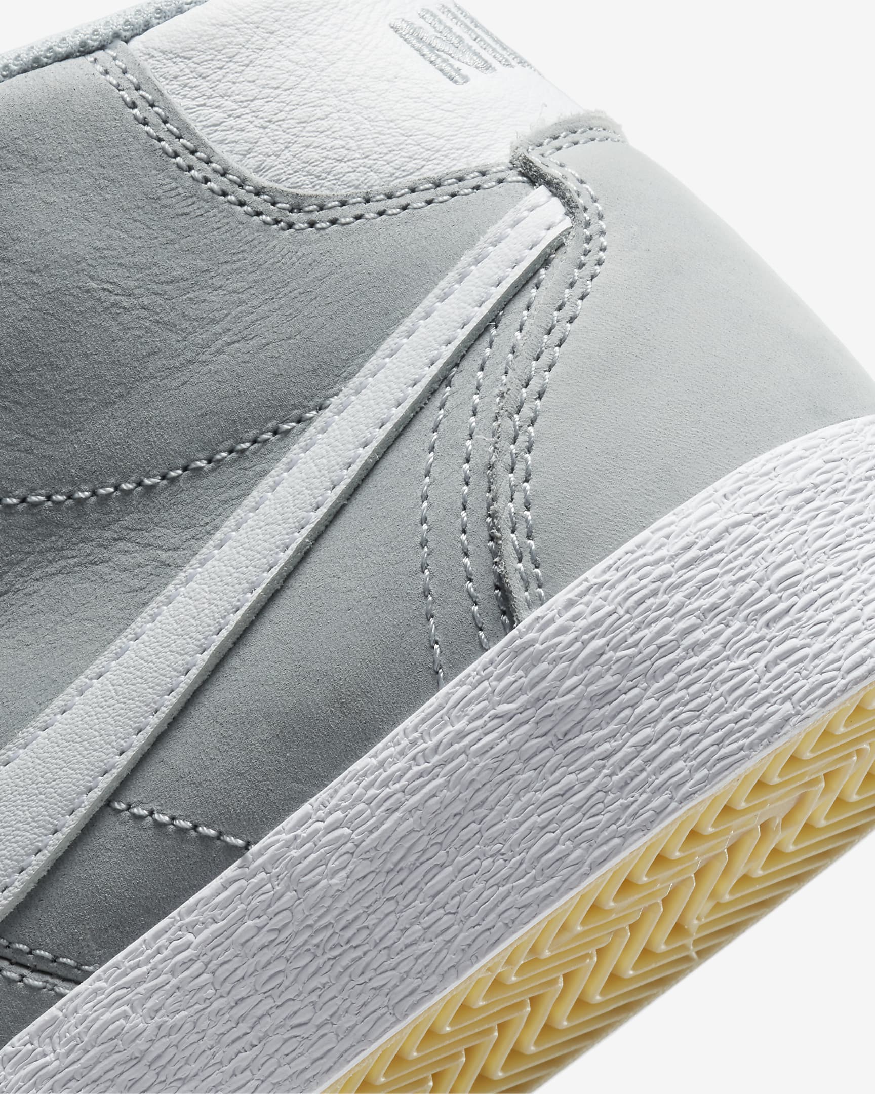 Nike SB Bruin High ISO Skate Shoes - Wolf Grey/Wolf Grey/Gum Light Brown/White