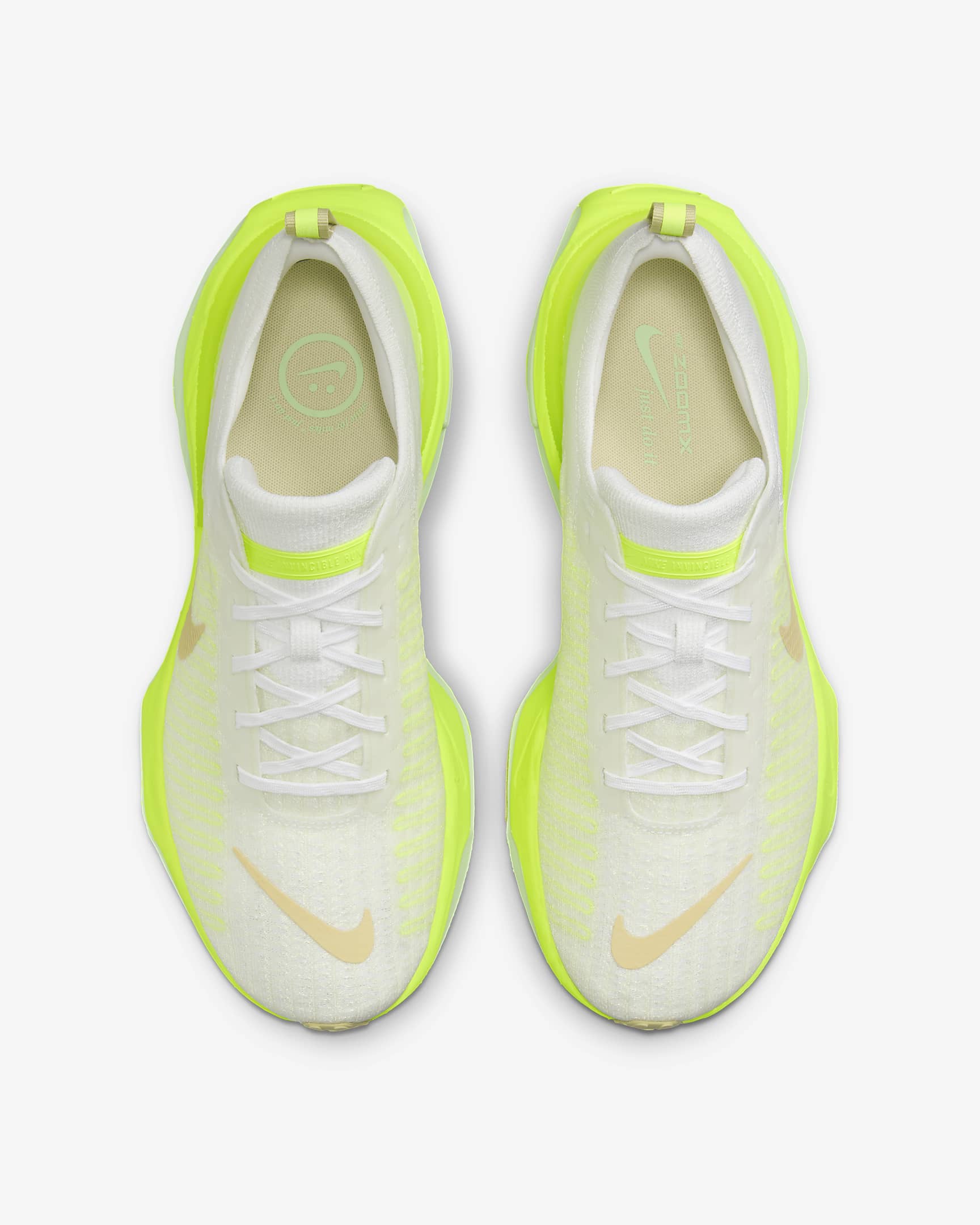 Chaussure de running sur route Nike Invincible 3 pour homme - Blanc/Volt/Sail/Team Gold