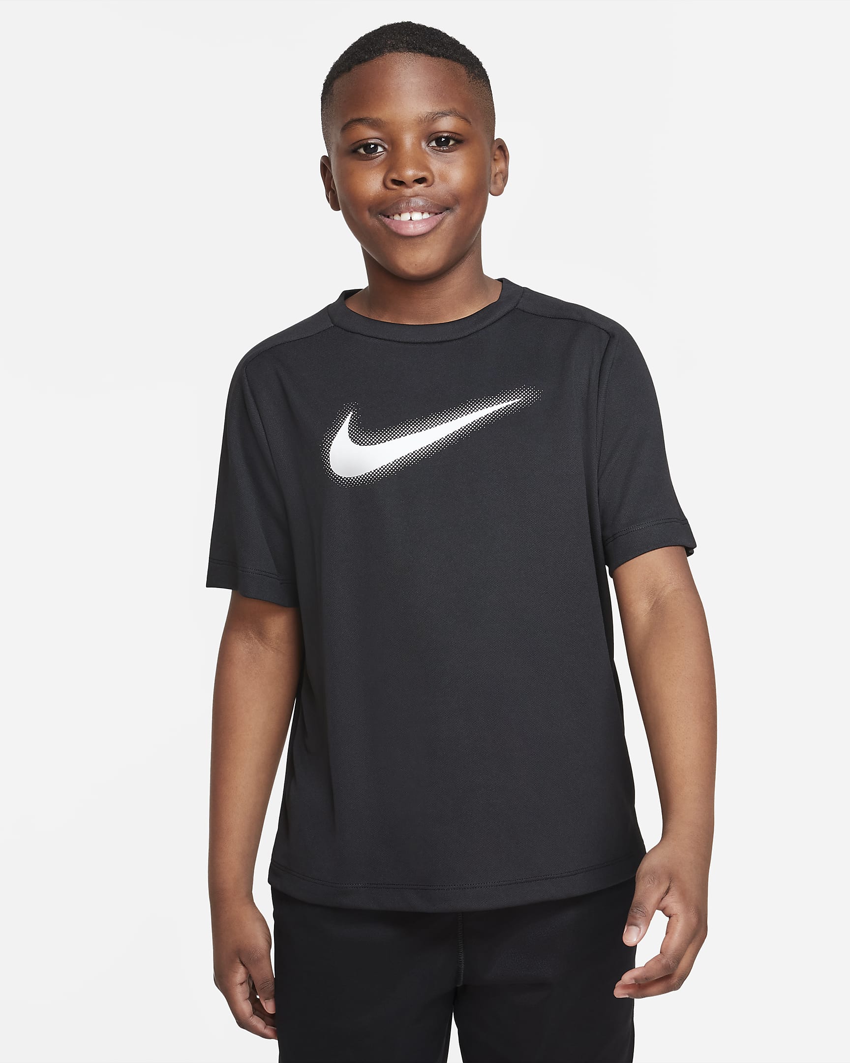 Nike Dri-FIT Icon Older Kids' (Boys') Graphic Training Top (Extended ...