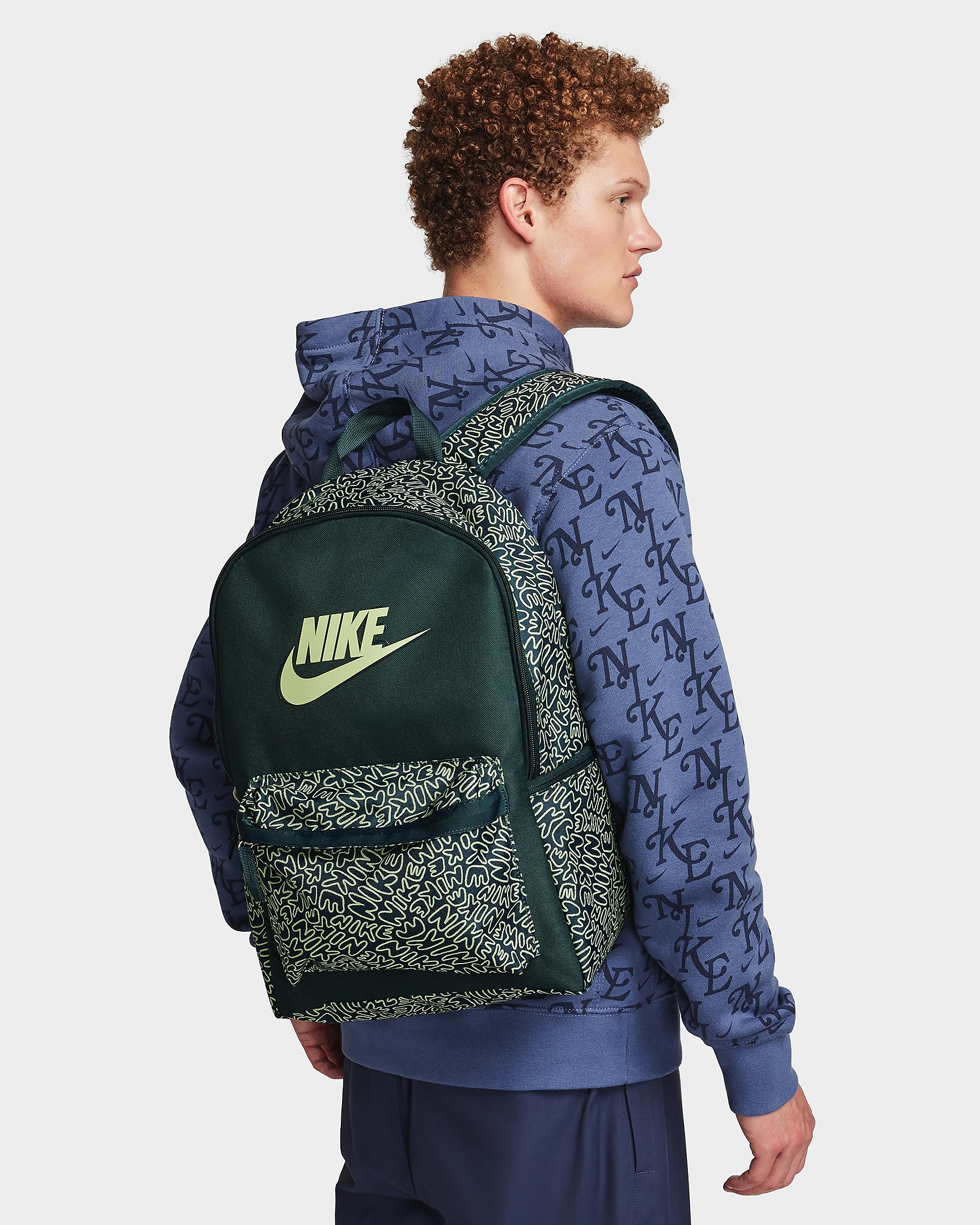 Nike Heritage Backpack (25L) - Deep Jungle/Honeydew/Honeydew