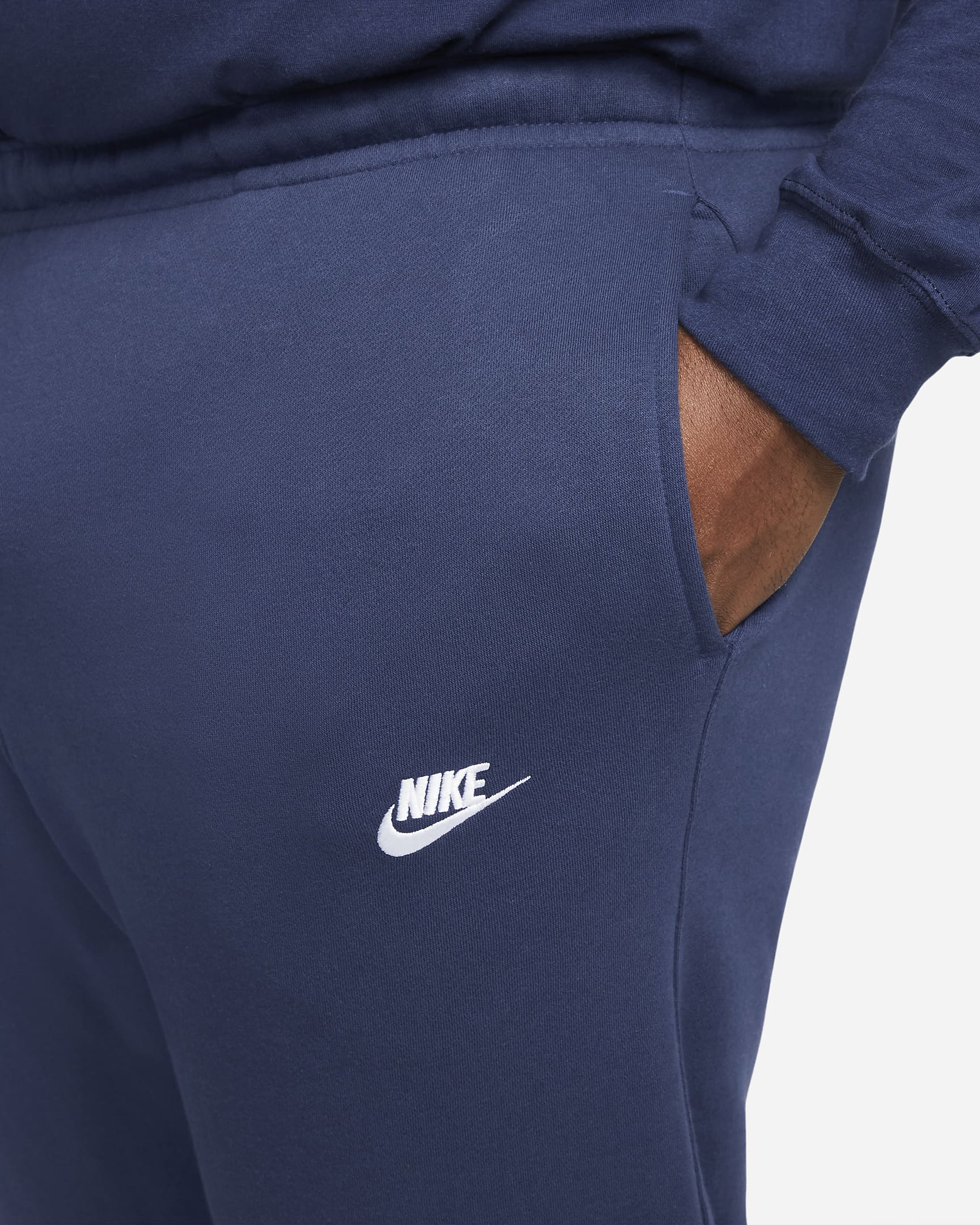 Nike Sportswear Club Fleece Men's Pants - Midnight Navy/Midnight Navy/White