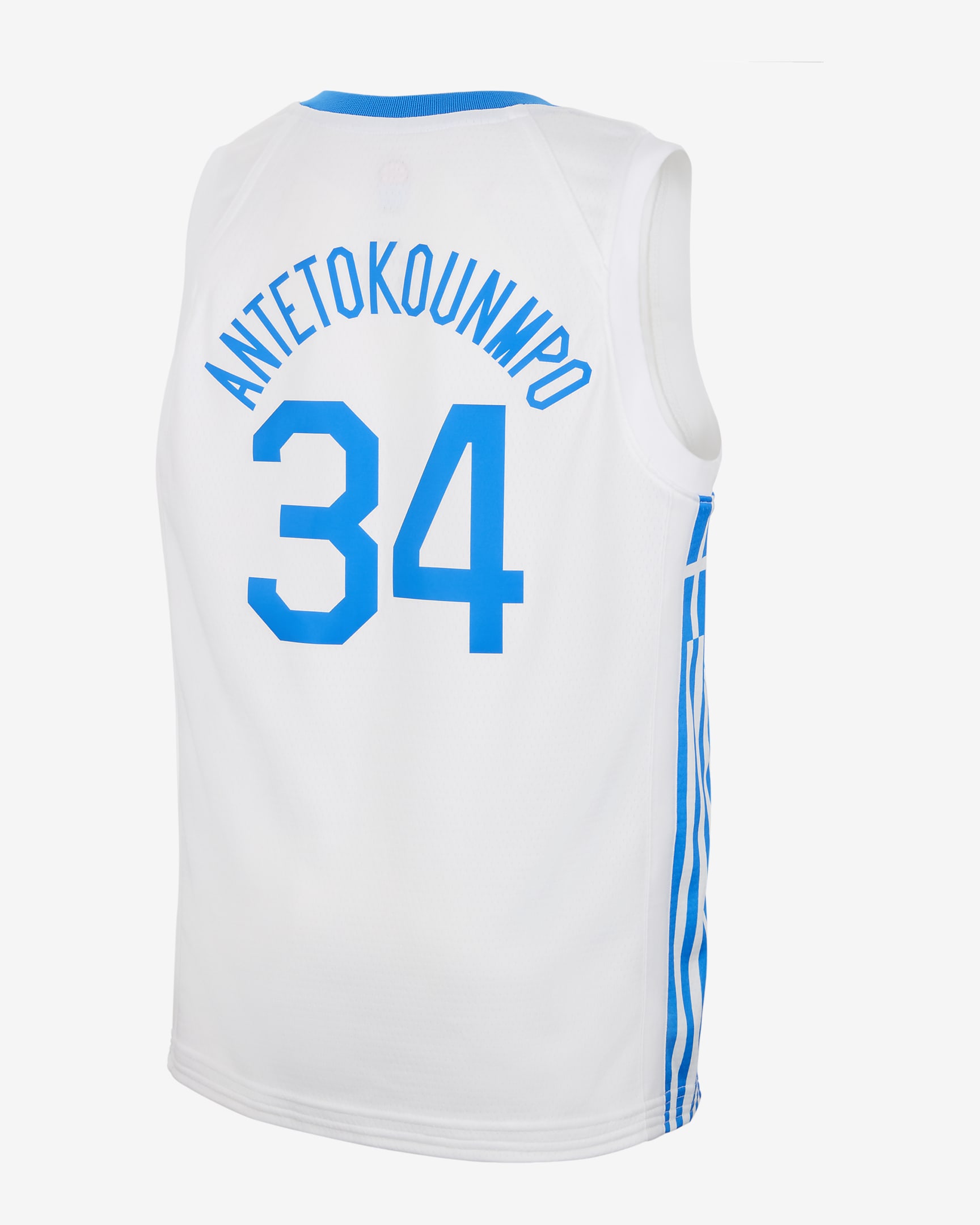 Giannis Antetokounmpo Greece Older Kids' Nike Basketball Jersey - White