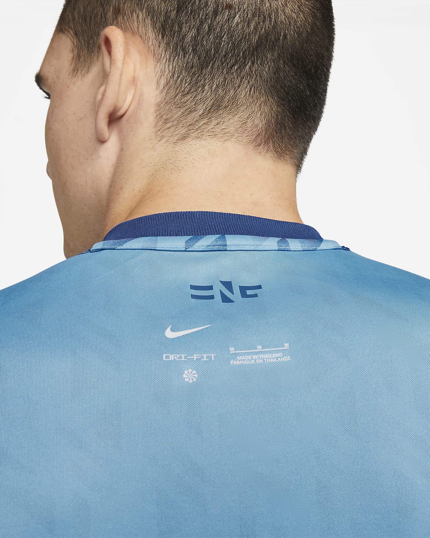 England 2023 Stadium Away Men's Nike Dri-FIT Football Shirt - Coast/Gym Blue/White