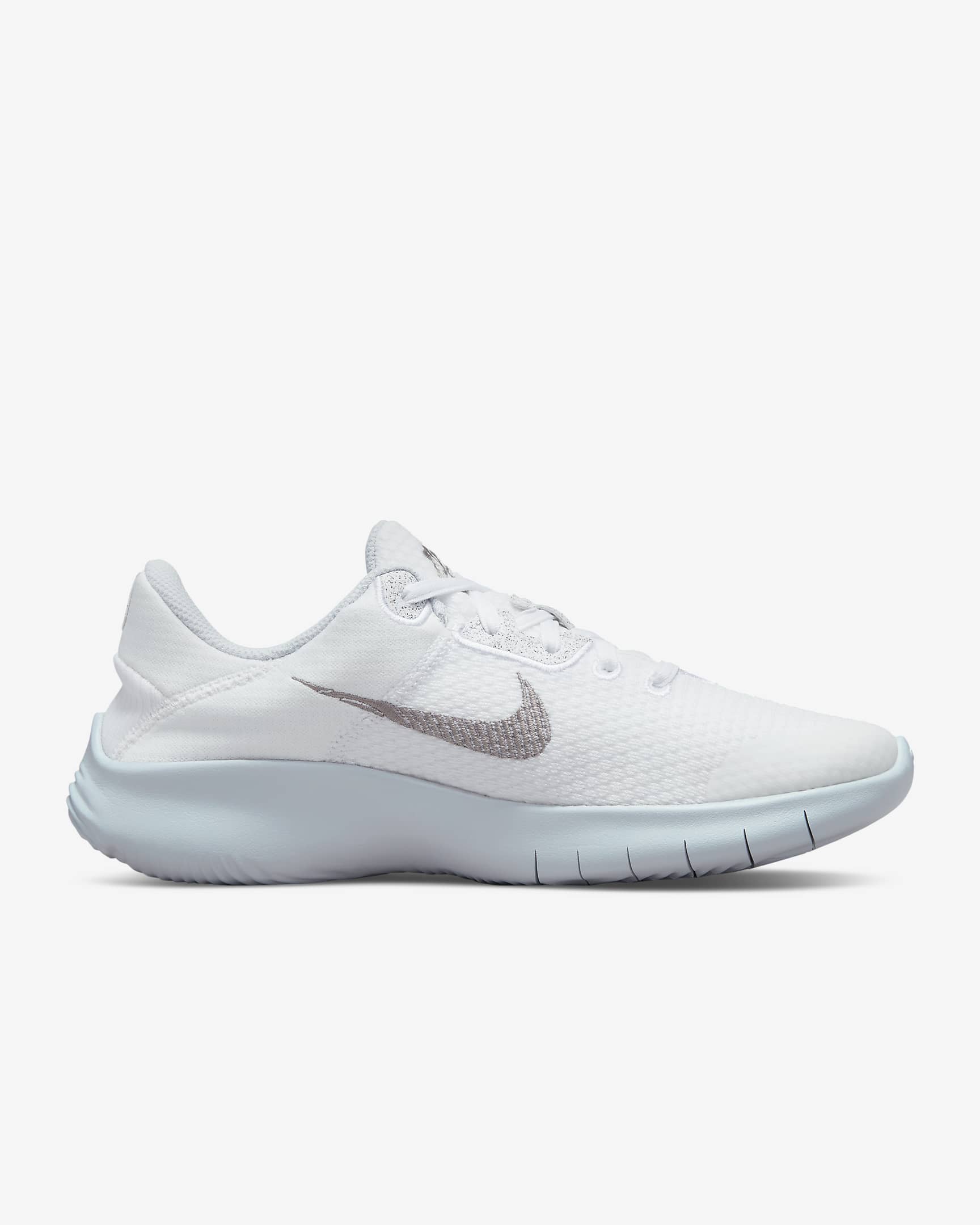 Nike Experience Run 11 Women's Road Running Shoes - White/Pure Platinum/Metallic Silver