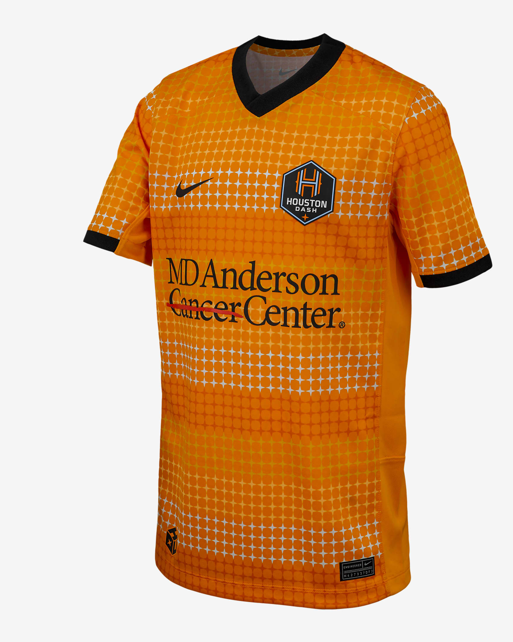 Houston Dash 2024 Stadium Primary Big Kids' Nike DriFIT NWSL Replica