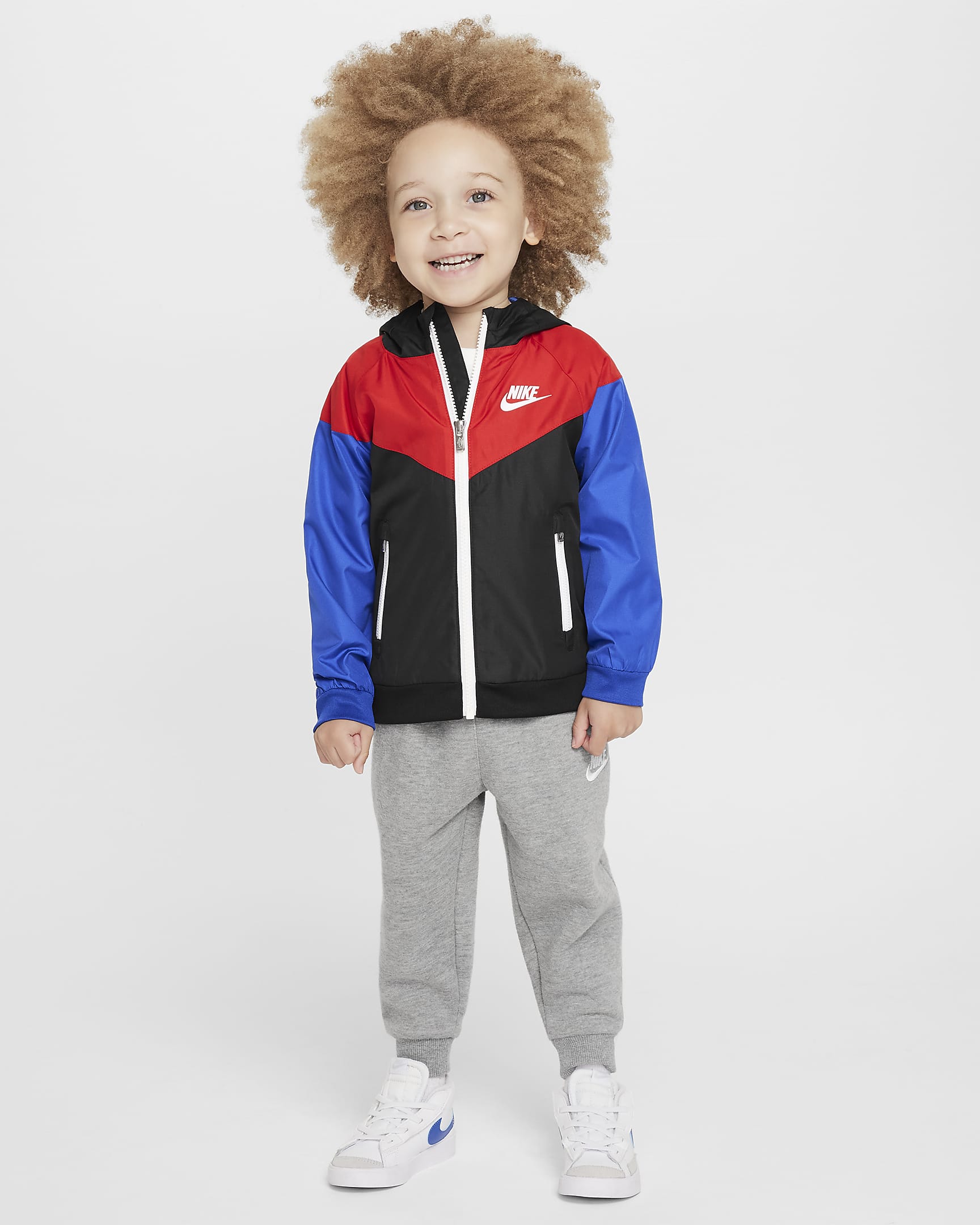 Nike Sportswear Windrunner Toddler Full-Zip Jacket - Black