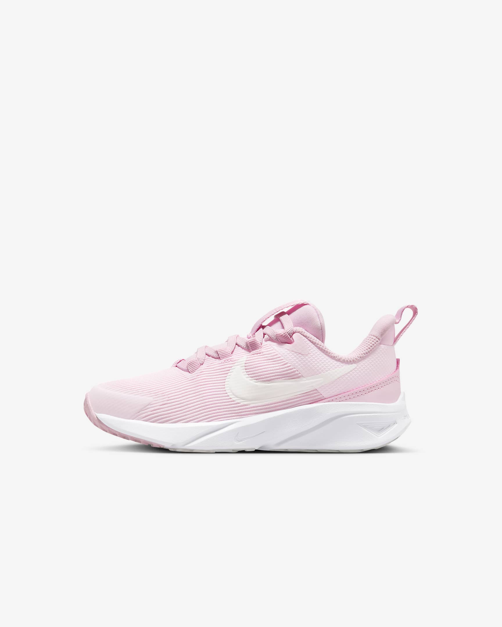 Nike Star Runner 4 小童鞋款 - Pink Foam/白色/Summit White