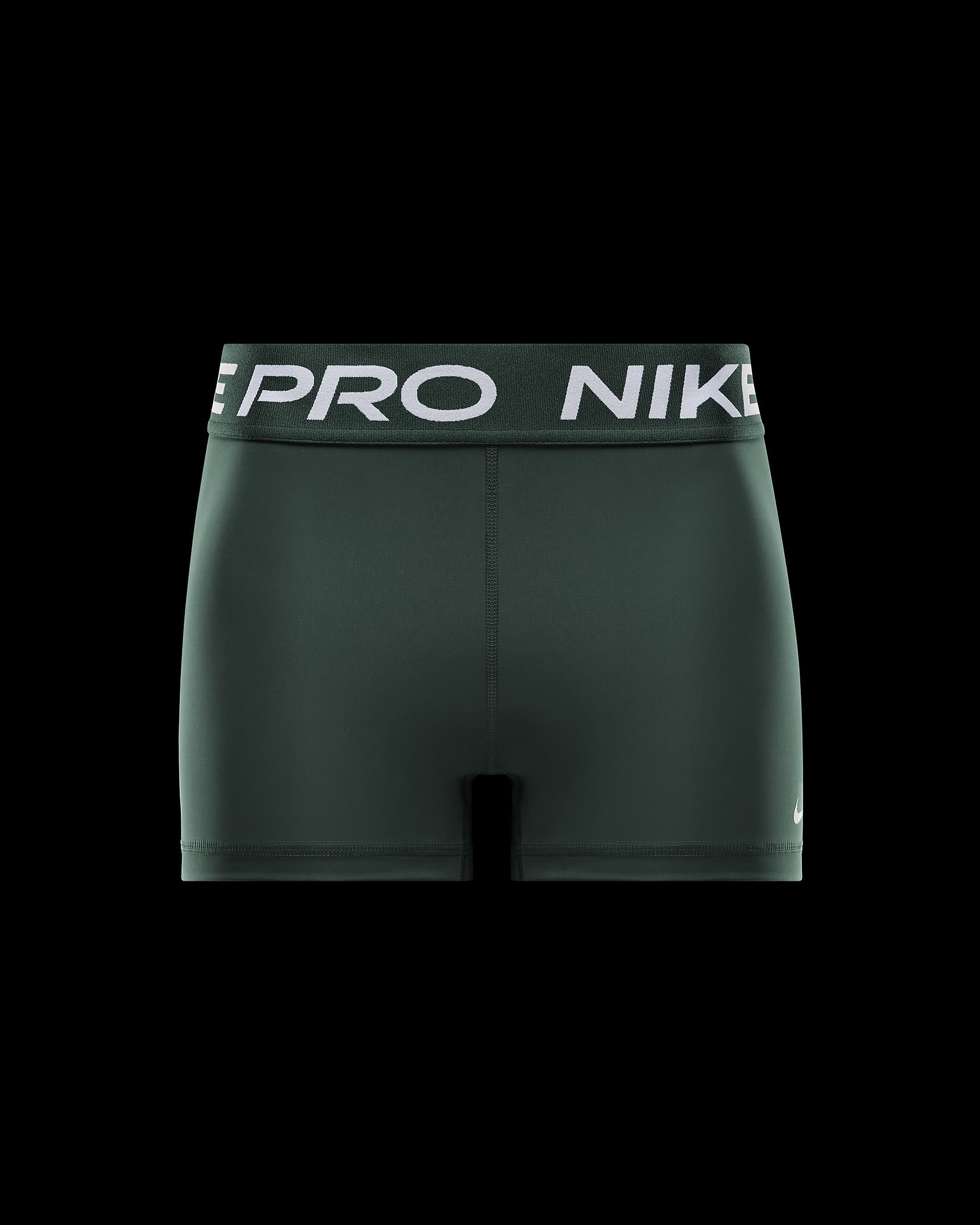 Nike Pro Women's 3" Shorts - Vintage Green/White