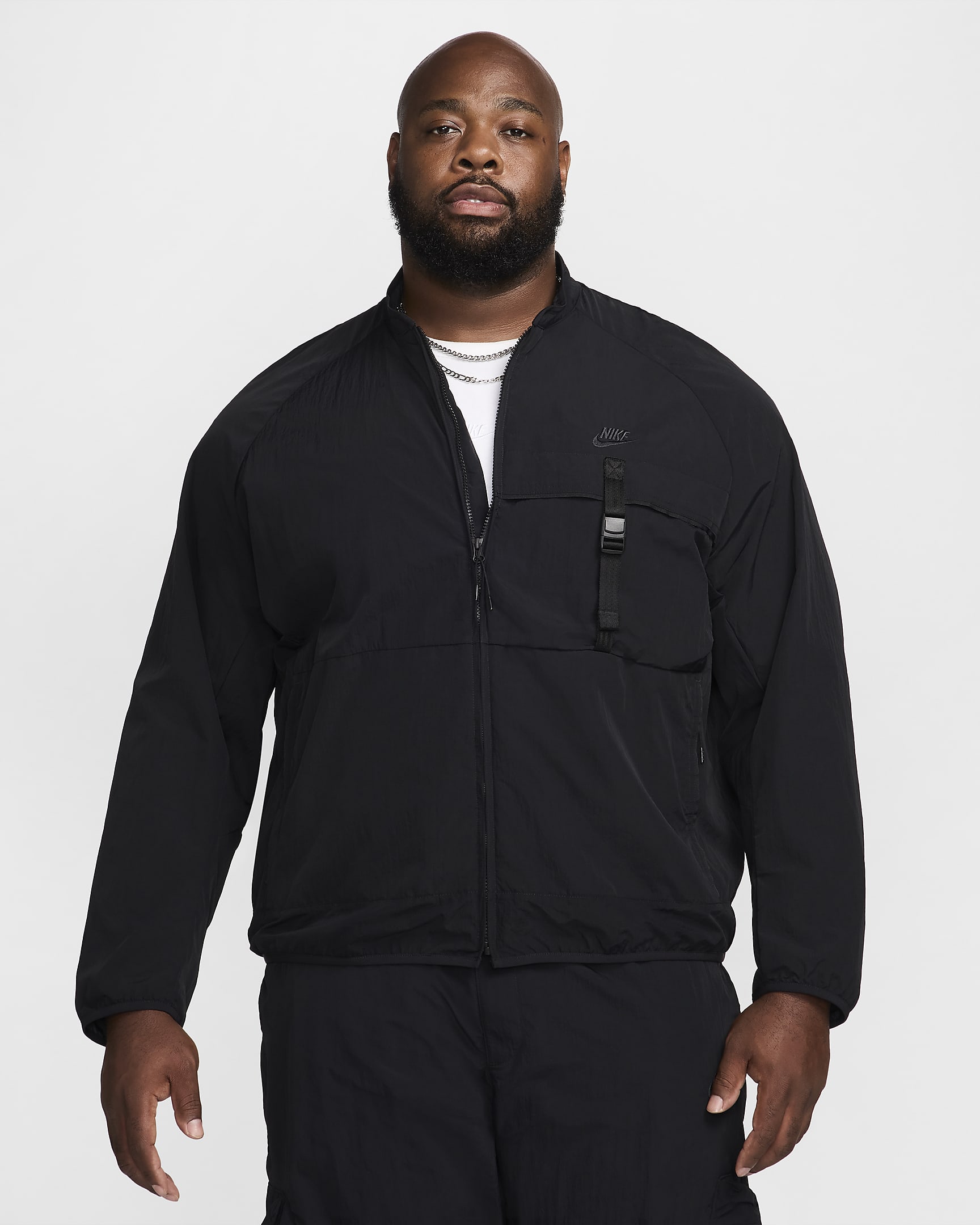 Nike Tech Men's Woven Jacket - Black/Black