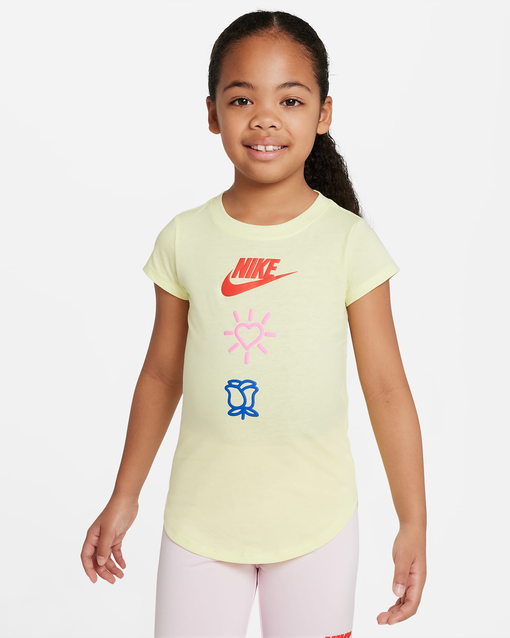 Nike Love Icon Stack Tee Little Kids' T-Shirt. Nike.com