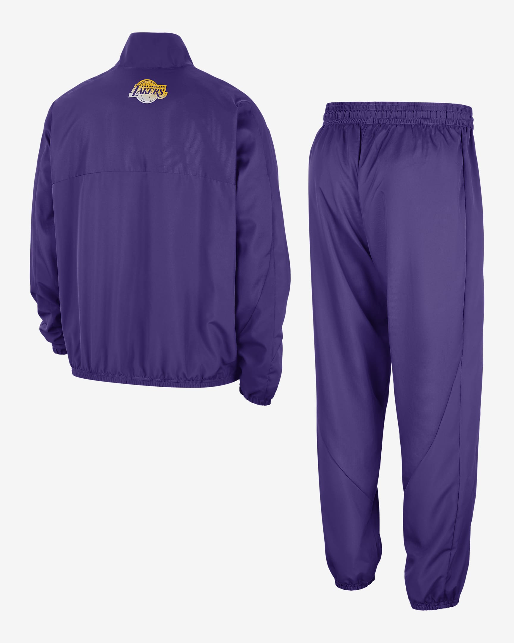 Los Angeles Lakers Starting 5 Courtside Nike NBA-Trainingsanzug mit Grafikprint für Herren - Field Purple/Field Purple/Field Purple/Weiß