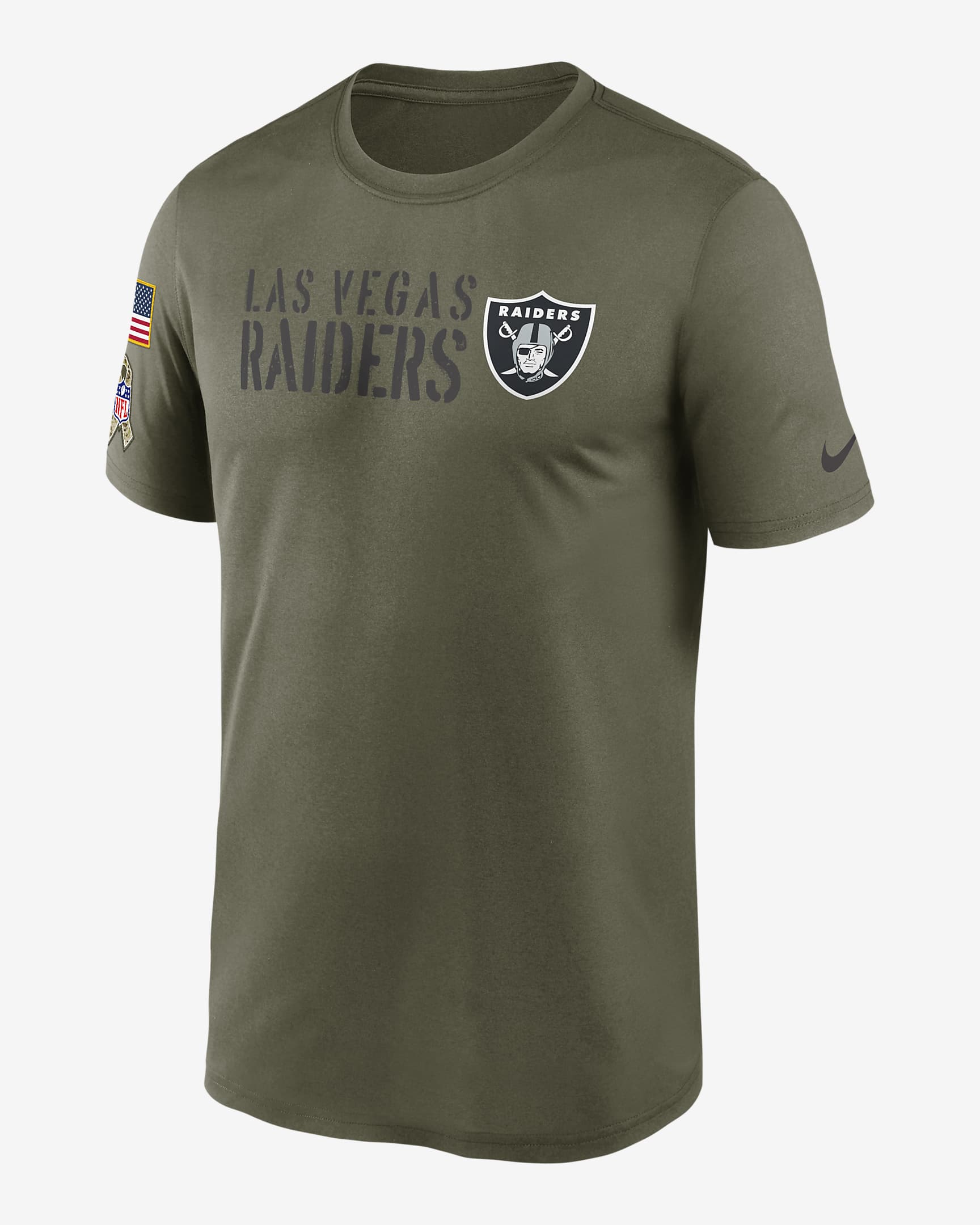 Playera Para Hombre Nike Dri Fit Salute To Service Legend Nfl Las