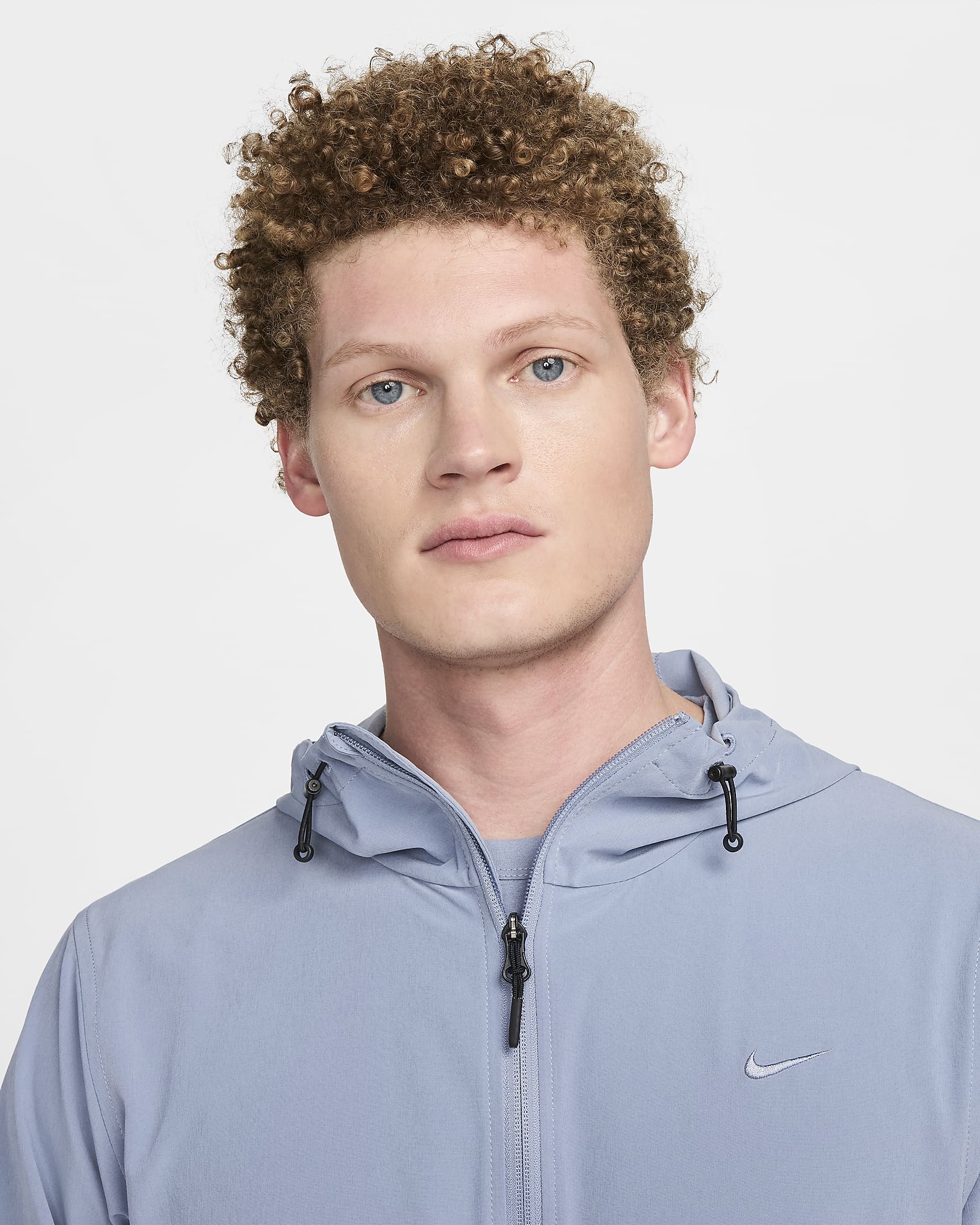 Nike Unlimited Men's Water-Repellent Hooded Versatile Jacket - Ashen Slate/Black/Ashen Slate