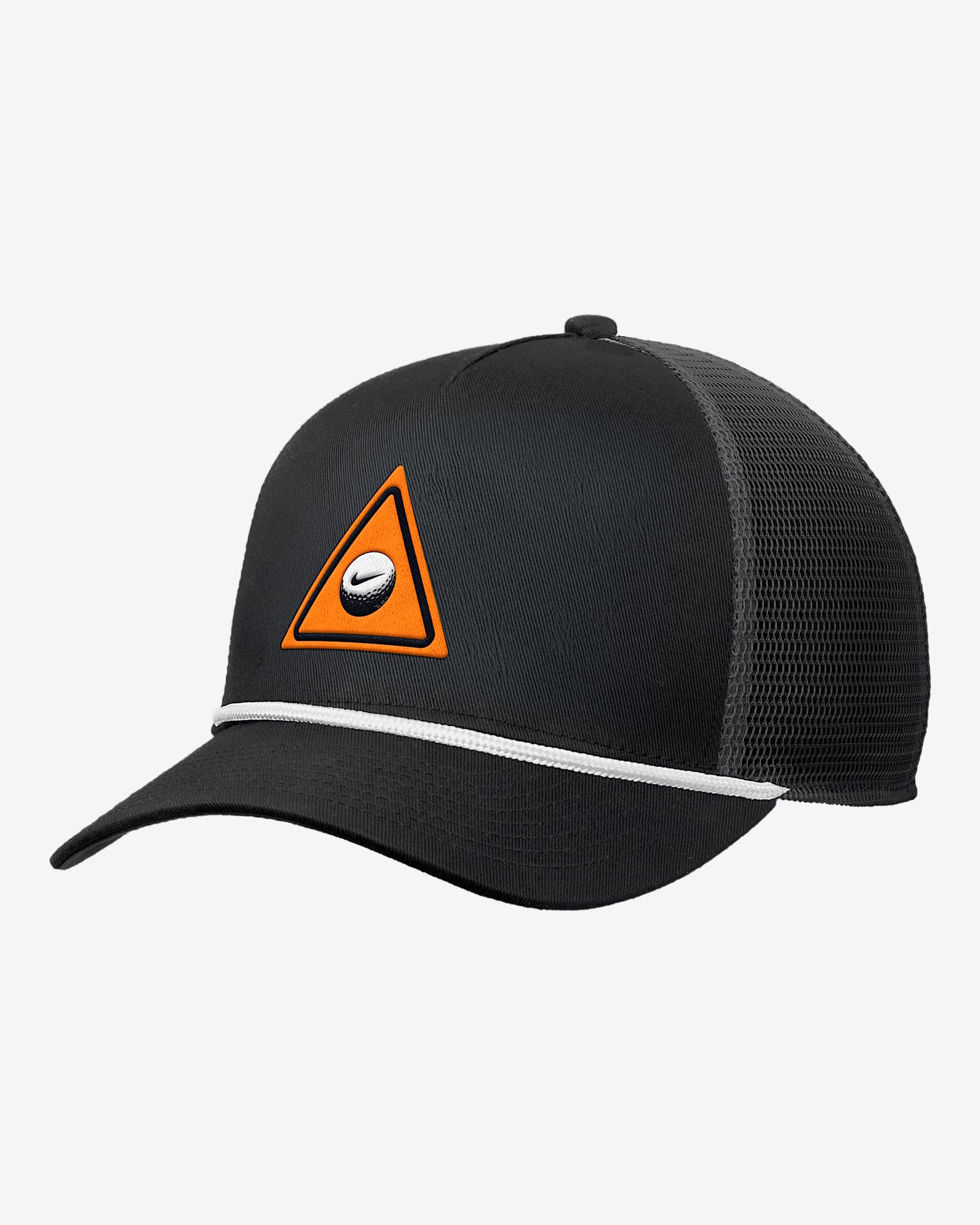 Gorra de rejilla con estructura Nike Rise - Negro