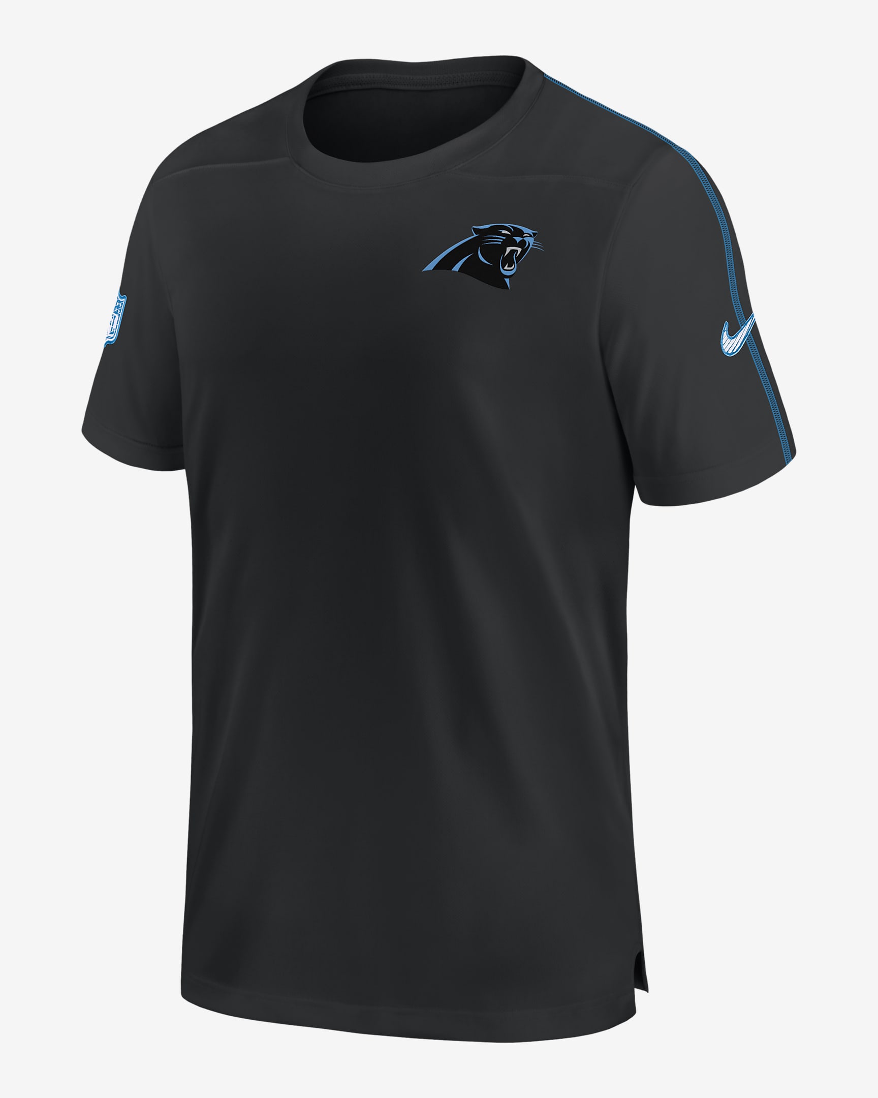 Carolina Panthers Sideline Coach Men's Nike Dri-FIT NFL Top - Black