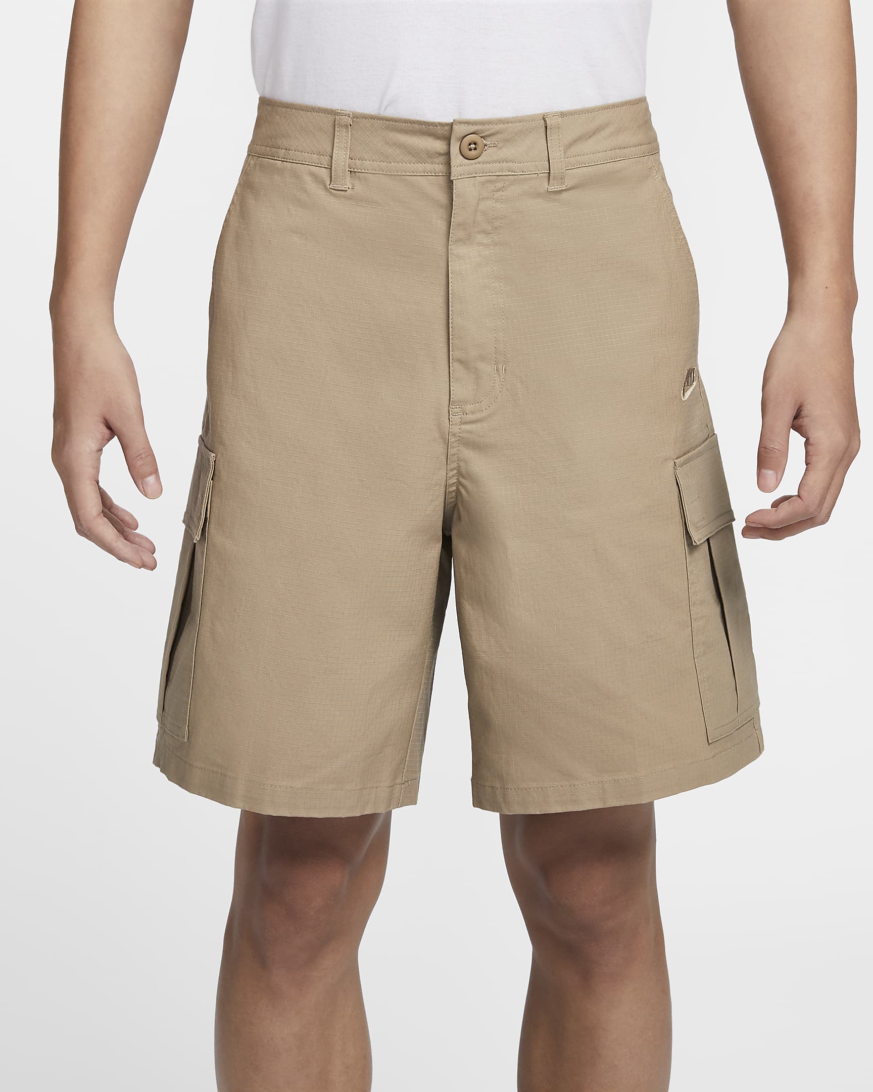 Nike Club Men's Woven Cargo Shorts - Khaki/Khaki