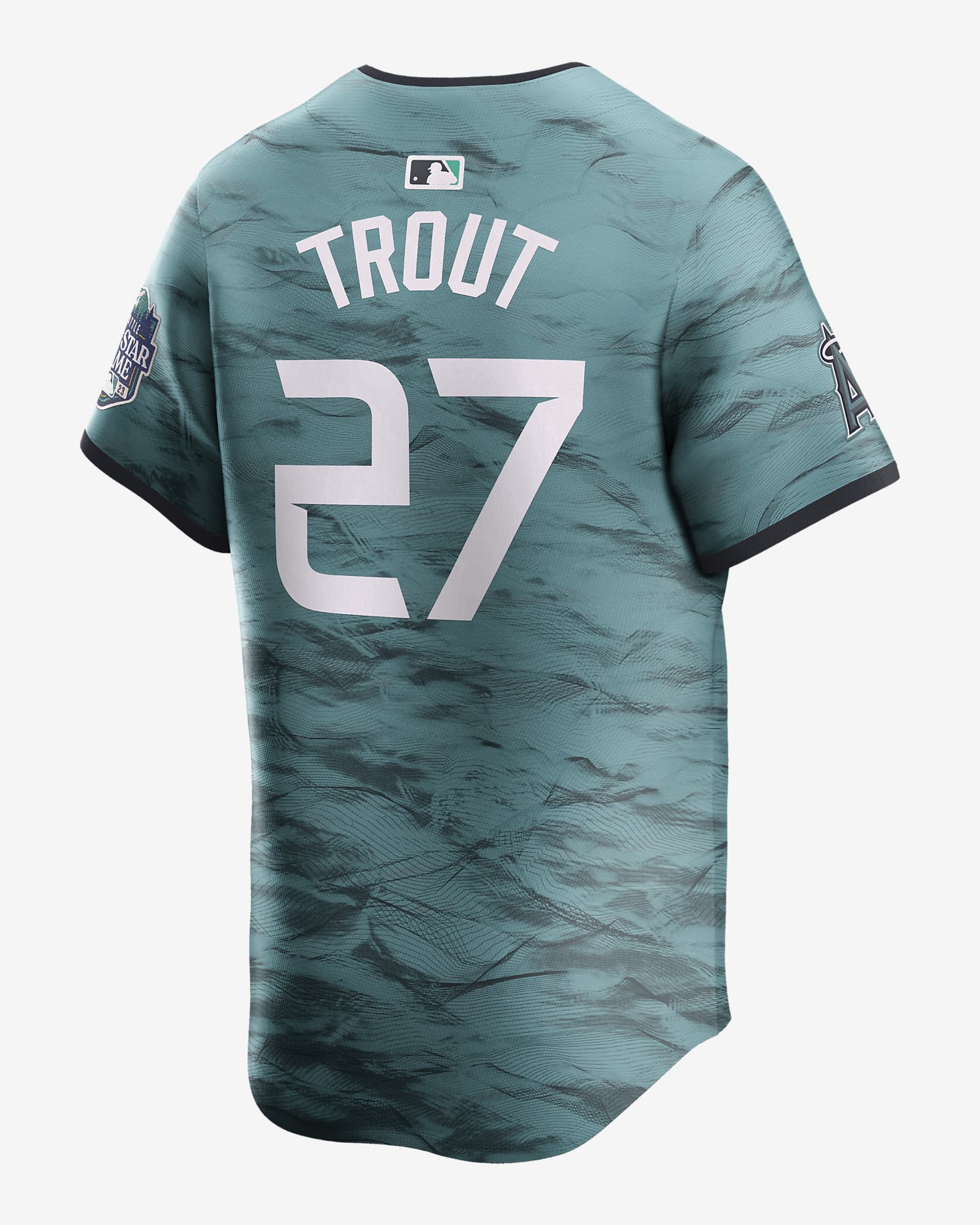 Mike Trout American League 2023 AllStar Game Men's Nike MLB Limited Jersey.