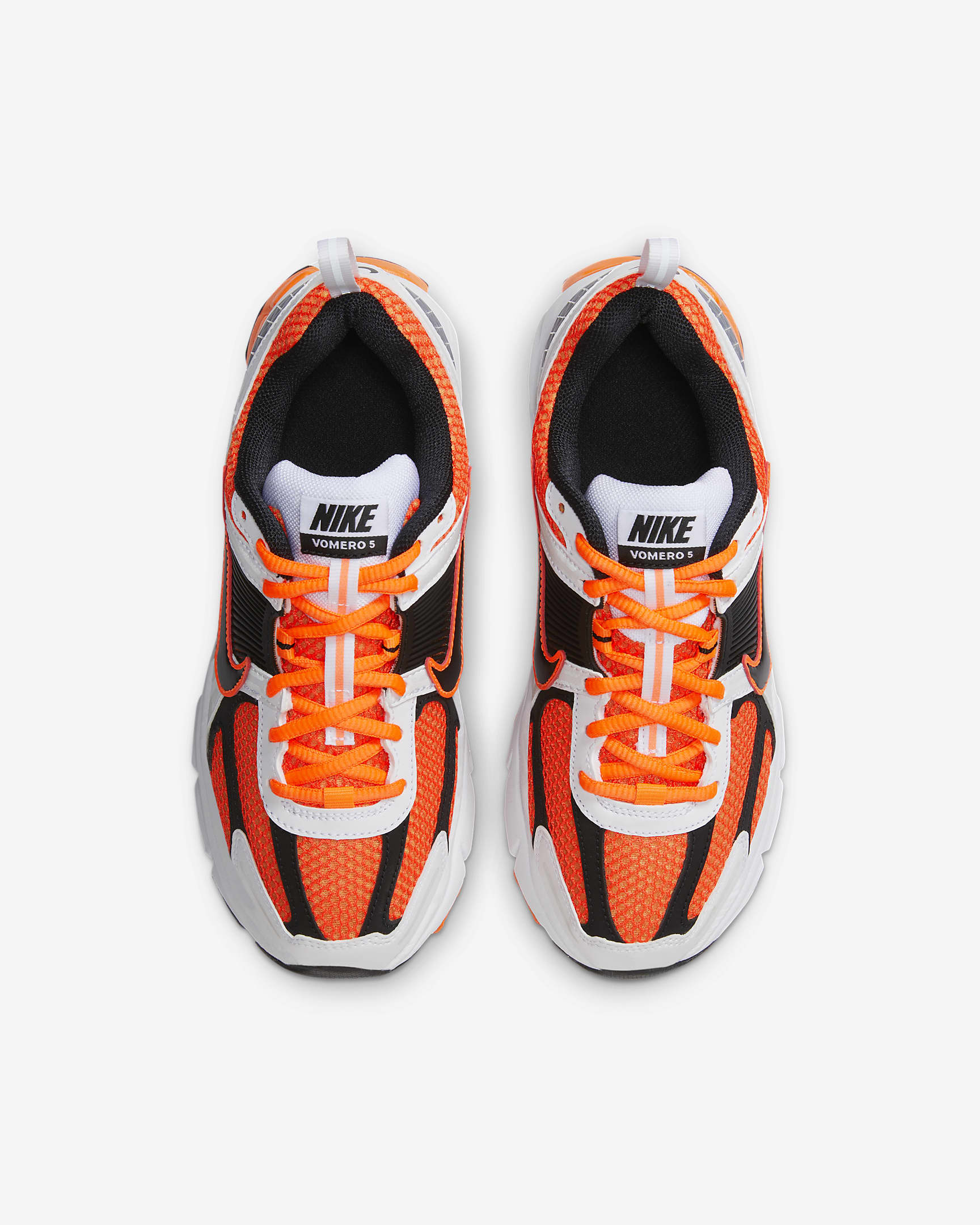 Tenis para niños grandes Nike Vomero 5 - Naranja total/Blanco/Platino metalizado/Negro