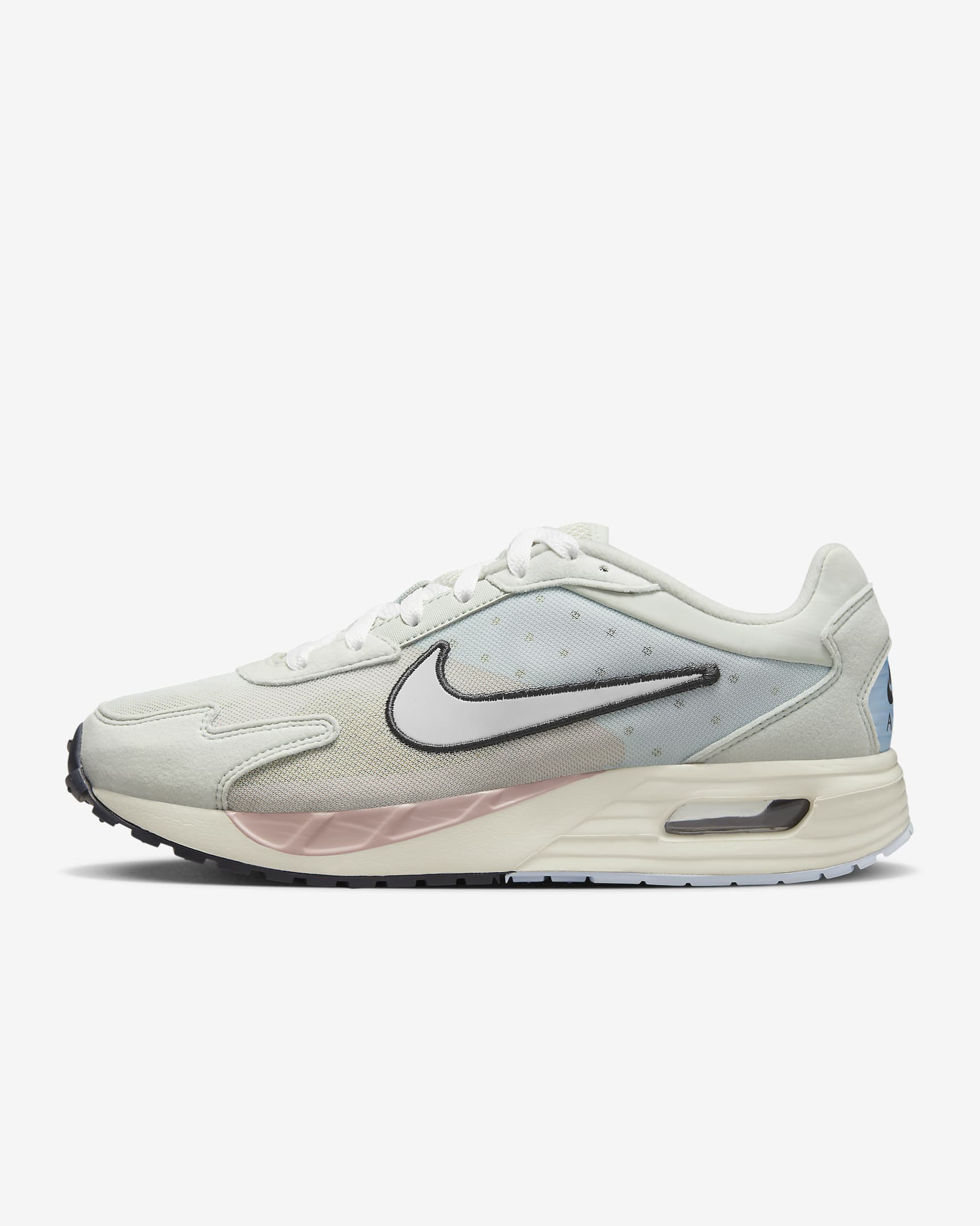 Nike Air Max Solo Women's Shoes - Light Silver/Buff Gold/Pink Oxford/Summit White