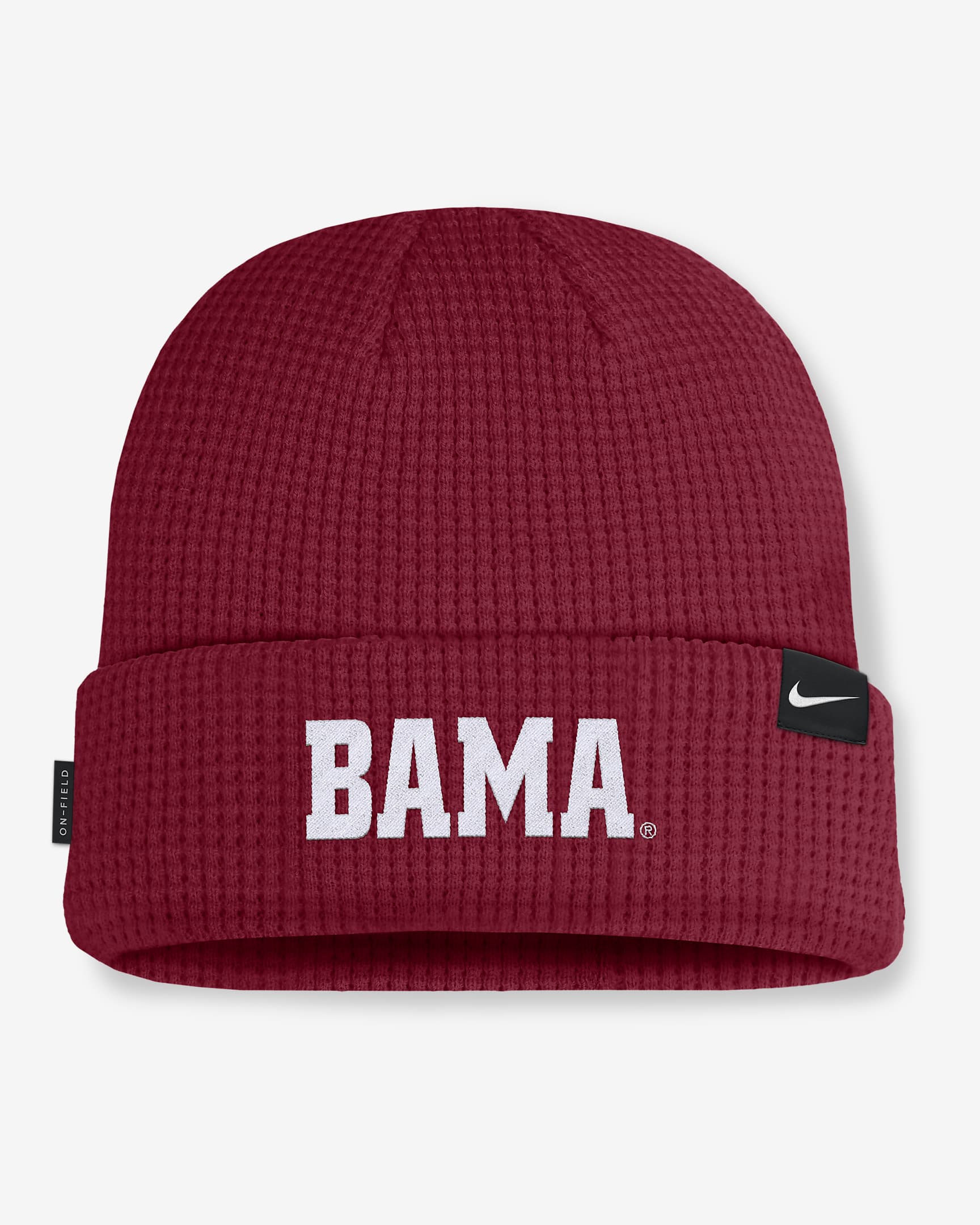 Alabama Crimson Tide Sideline Terra Men's Nike College Cuffed Beanie - Team Crimson