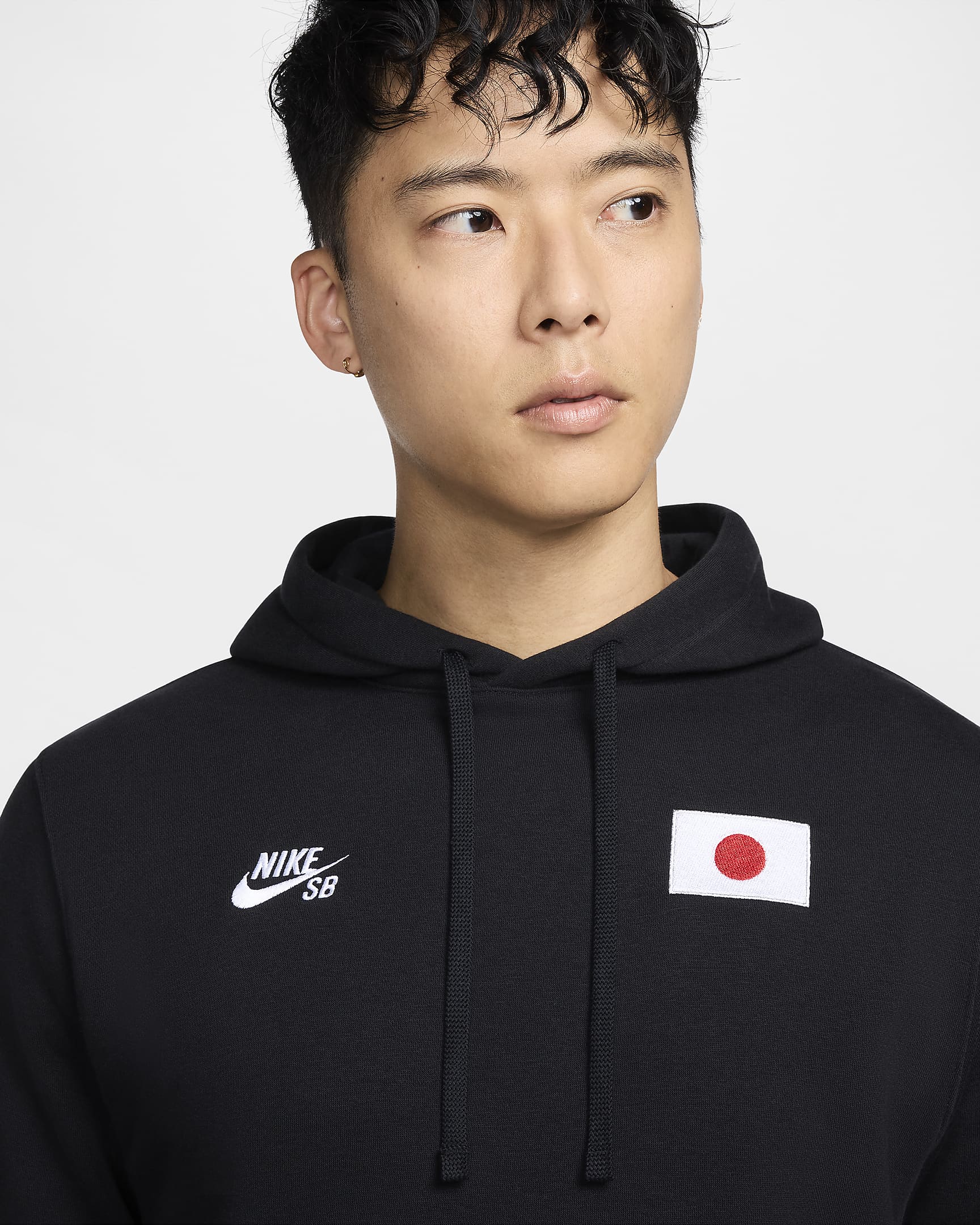 Nike SB Japan Fleece Pullover Hoodie - Black/White