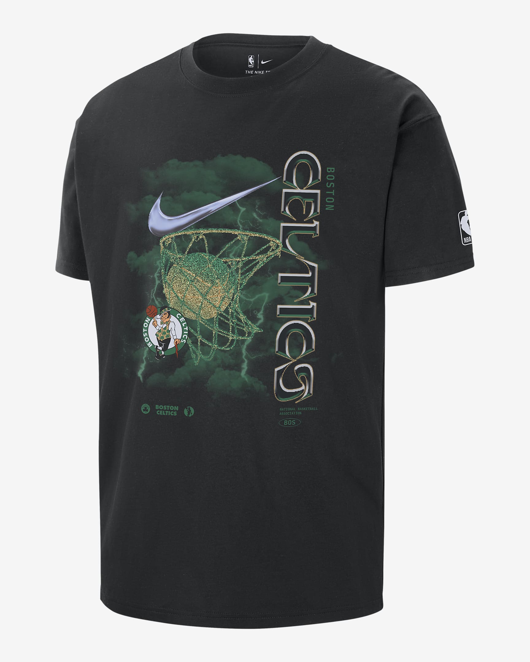 Boston Celtics Courtside Max90 Men's Nike NBA T-Shirt. Nike RO