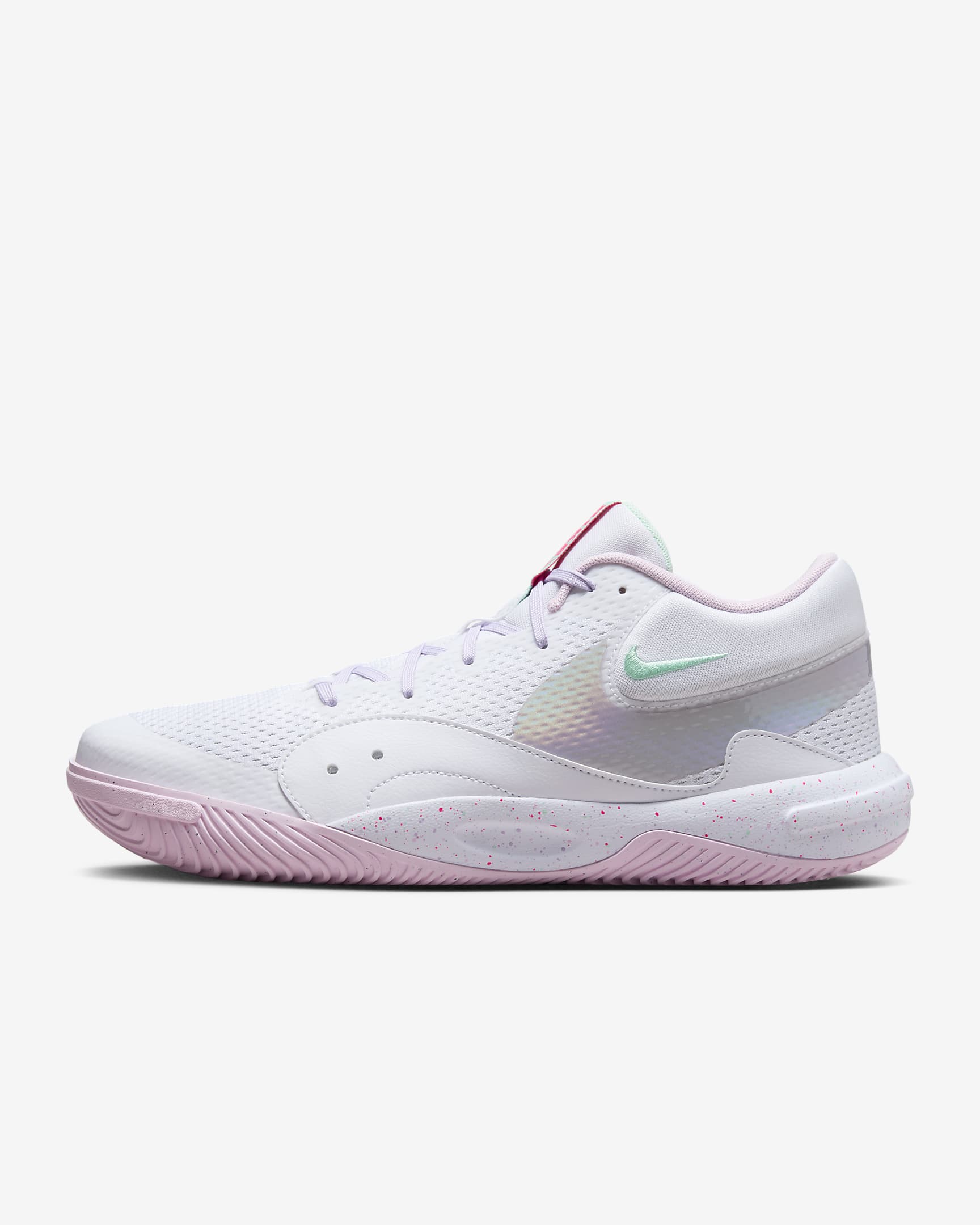 Nike Hyperquick SE Volleyball Shoes - White/Violet Mist/Mint Foam/Pink Foam