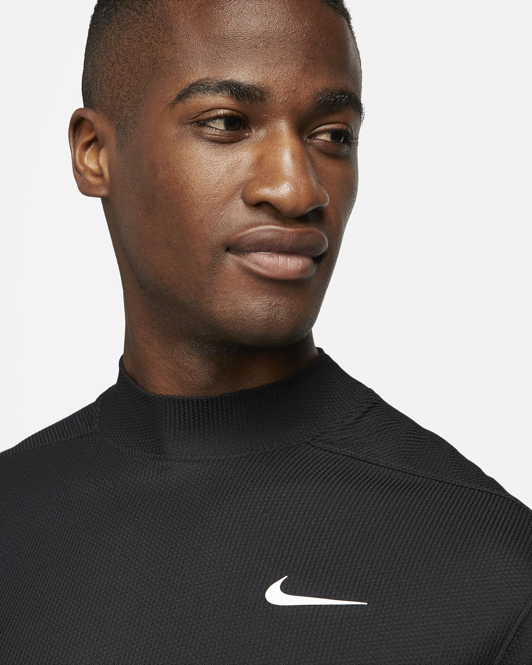 Nike Dri-FIT Tiger Woods Men's Short-Sleeve Mock-Neck Golf Top. Nike JP