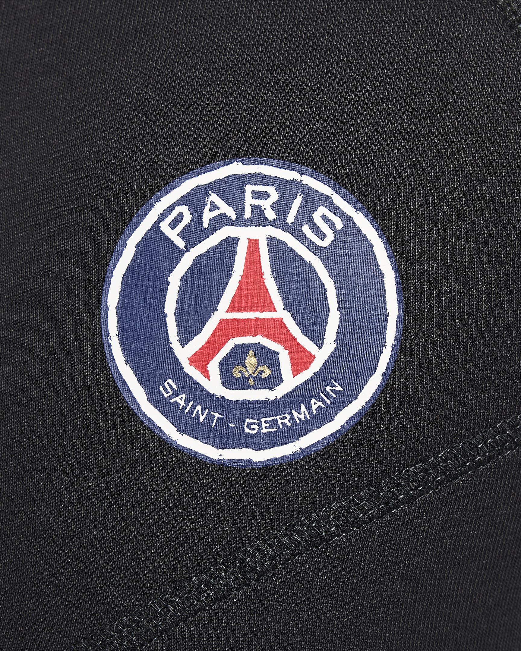 Mikina Nike Football Paris Saint-Germain Tech Fleece s kapucí a zipem po celé délce pro chlapce - Černá/University Red