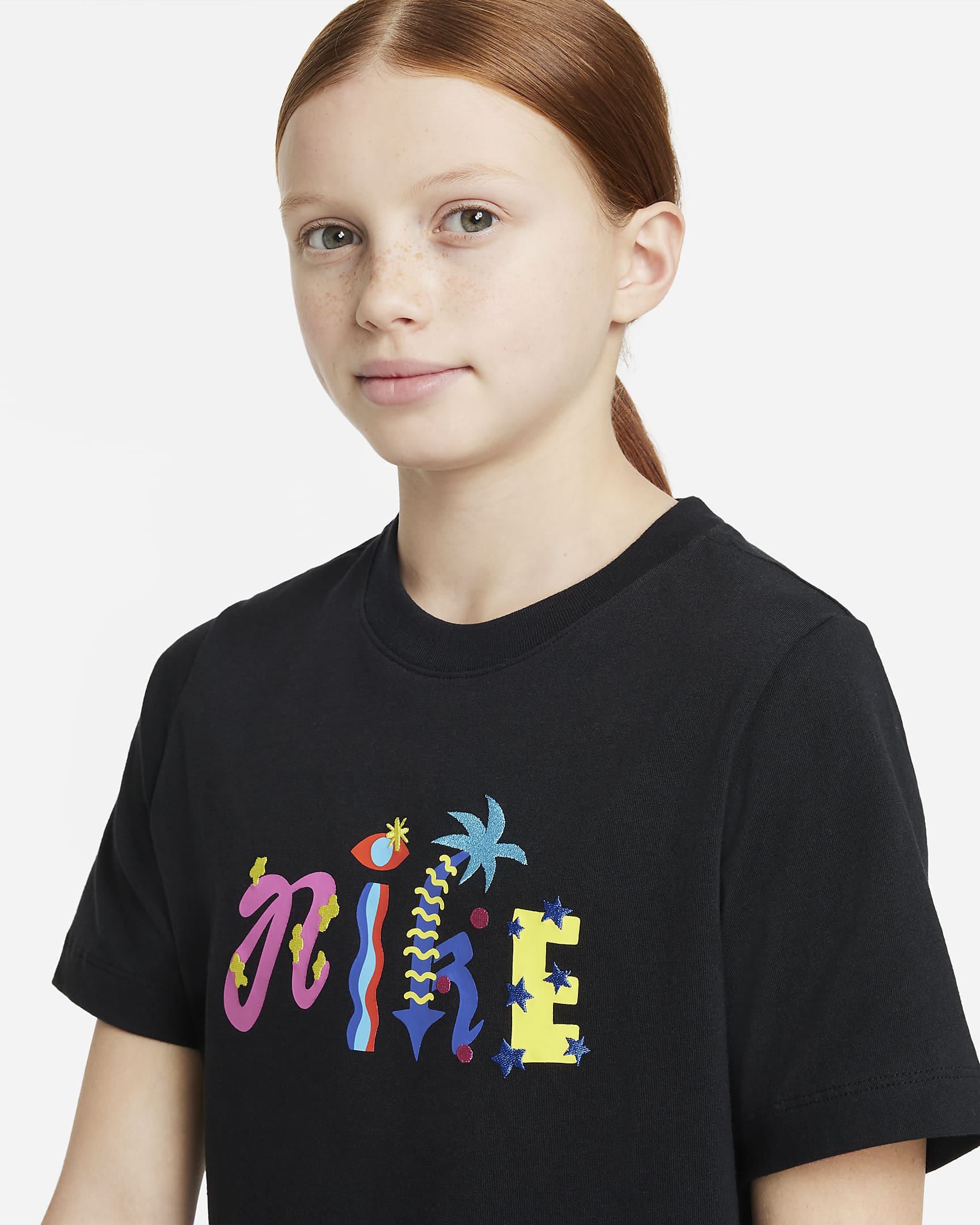 Nike Sportswear Older Kids' T-Shirt - Black