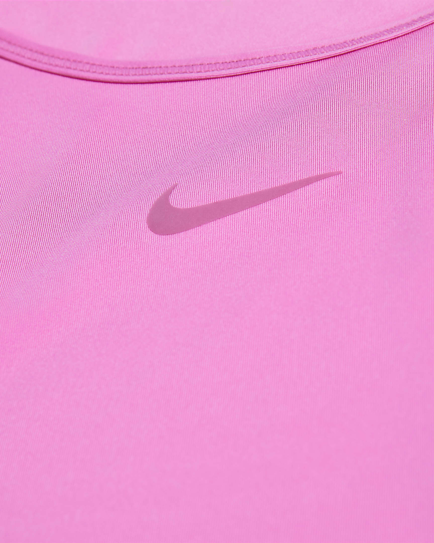 Nike One Classic Women's Dri-FIT Short-Sleeve Cropped Twist Top - Playful Pink/Black